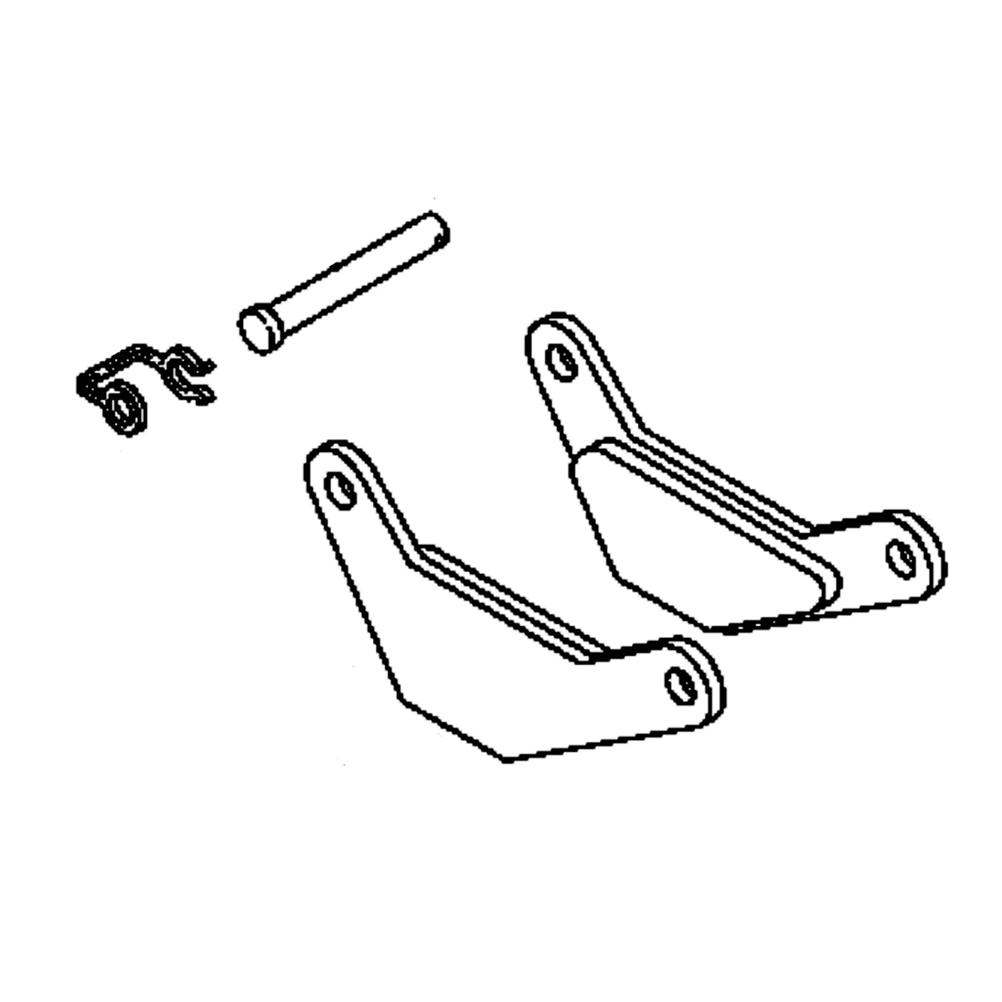 John Deere Brake Caliper Pad and Holder Assembly - AN202784