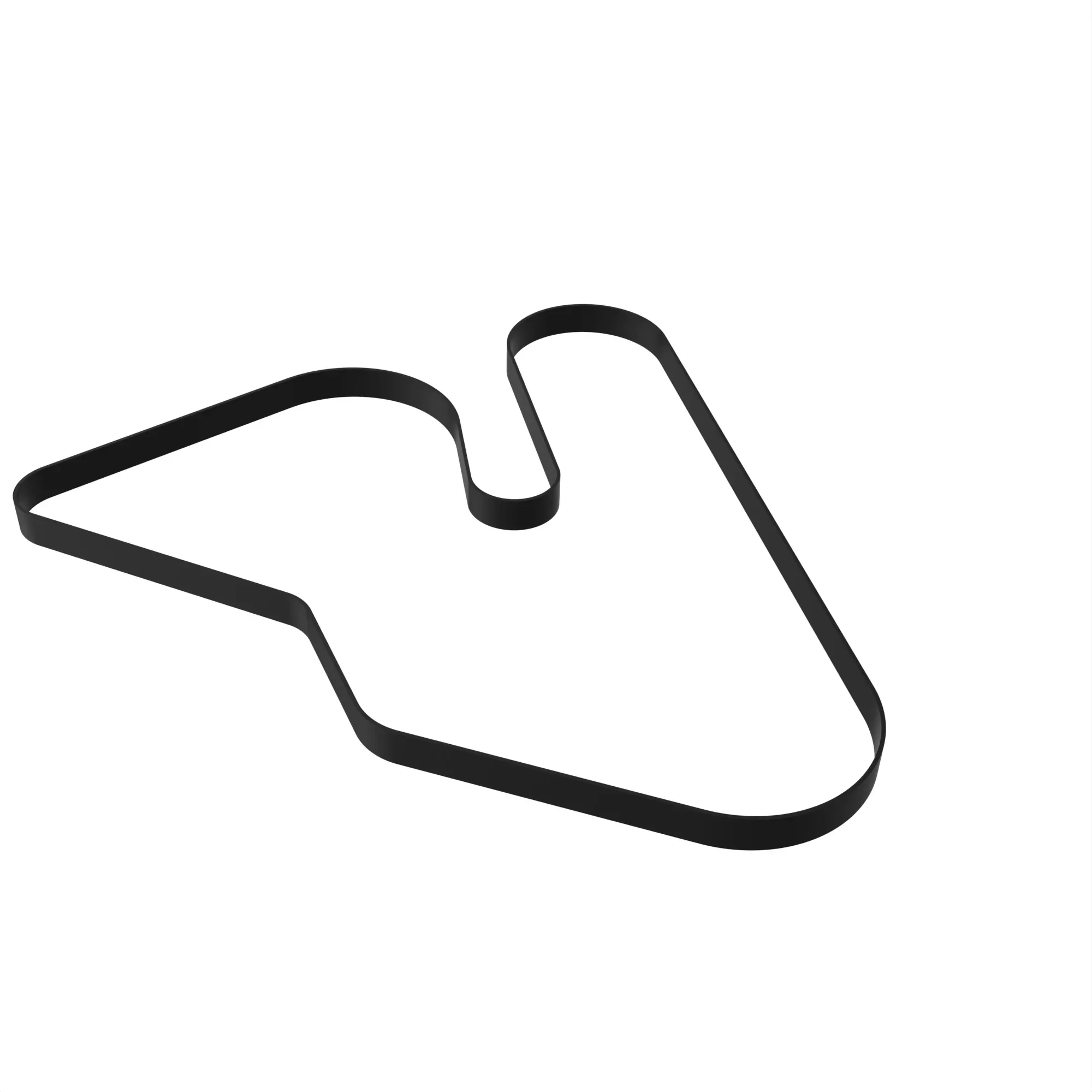 John Deere Engine Fan Drive Flat Belt, Effective Length 2355 mm (92.7 inch) - R504023