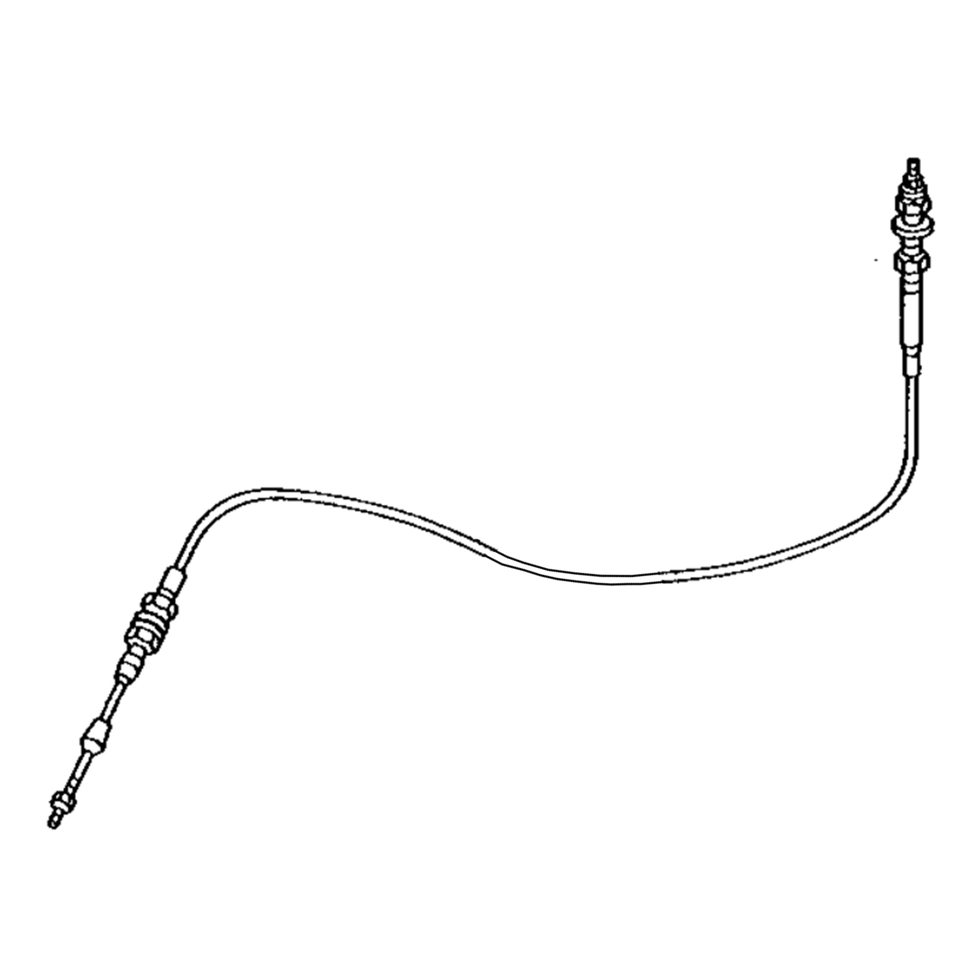 John Deere Feeder House Reverser Control Cable - AH98833