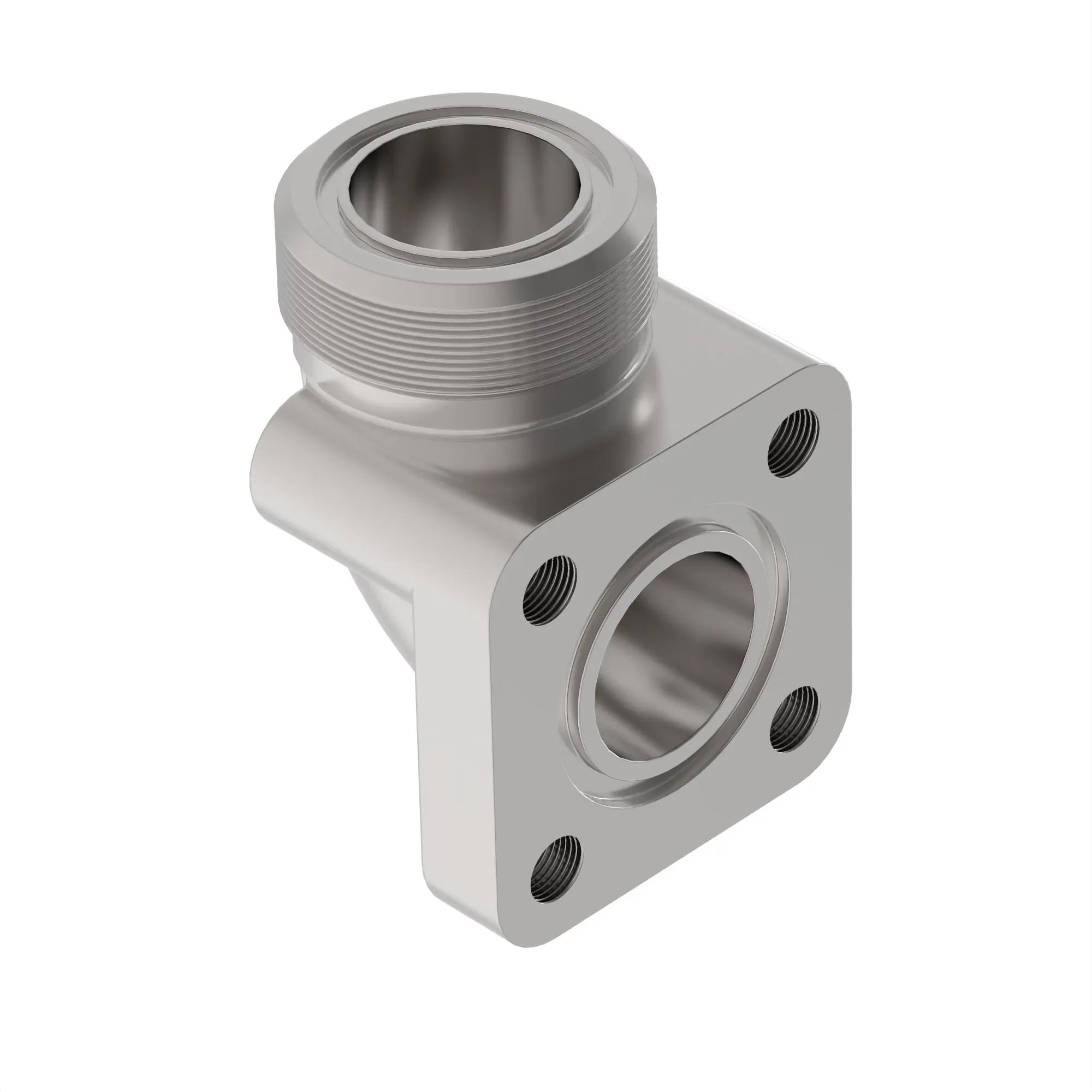 John Deere 90 Degree Flange Fitting - HXE64809