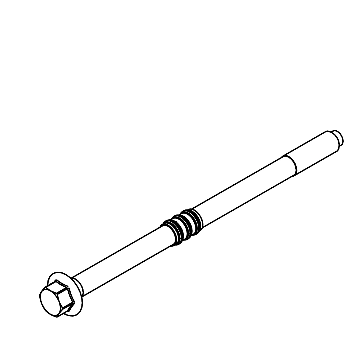 Cap Screw, Special, Isolated