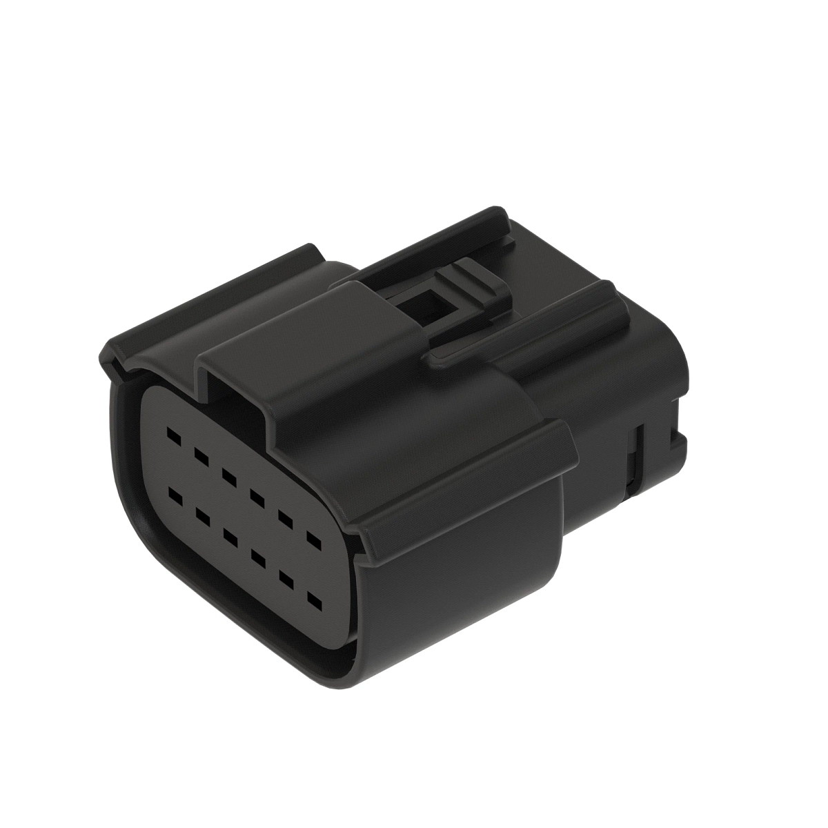 Conn Molex MX150 12W Fs Blk Plstc