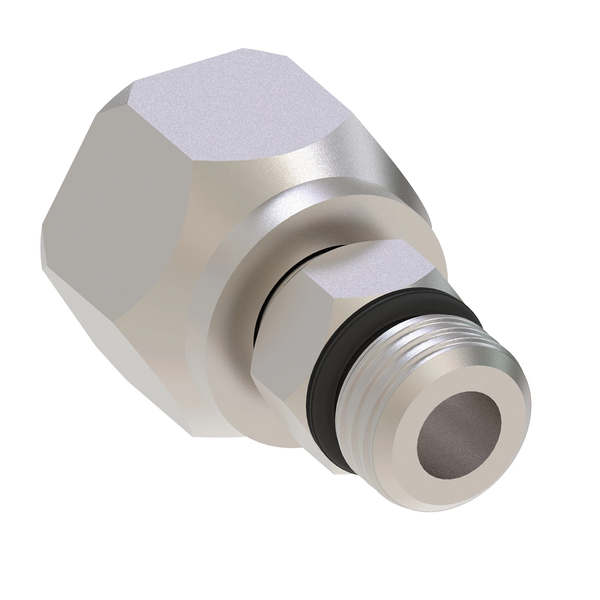 John Deere Swivel Threaded Tube Adapter Fitting - AN193888