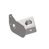 CASTOR GAUGE WHEELS BRACKET RIGHT