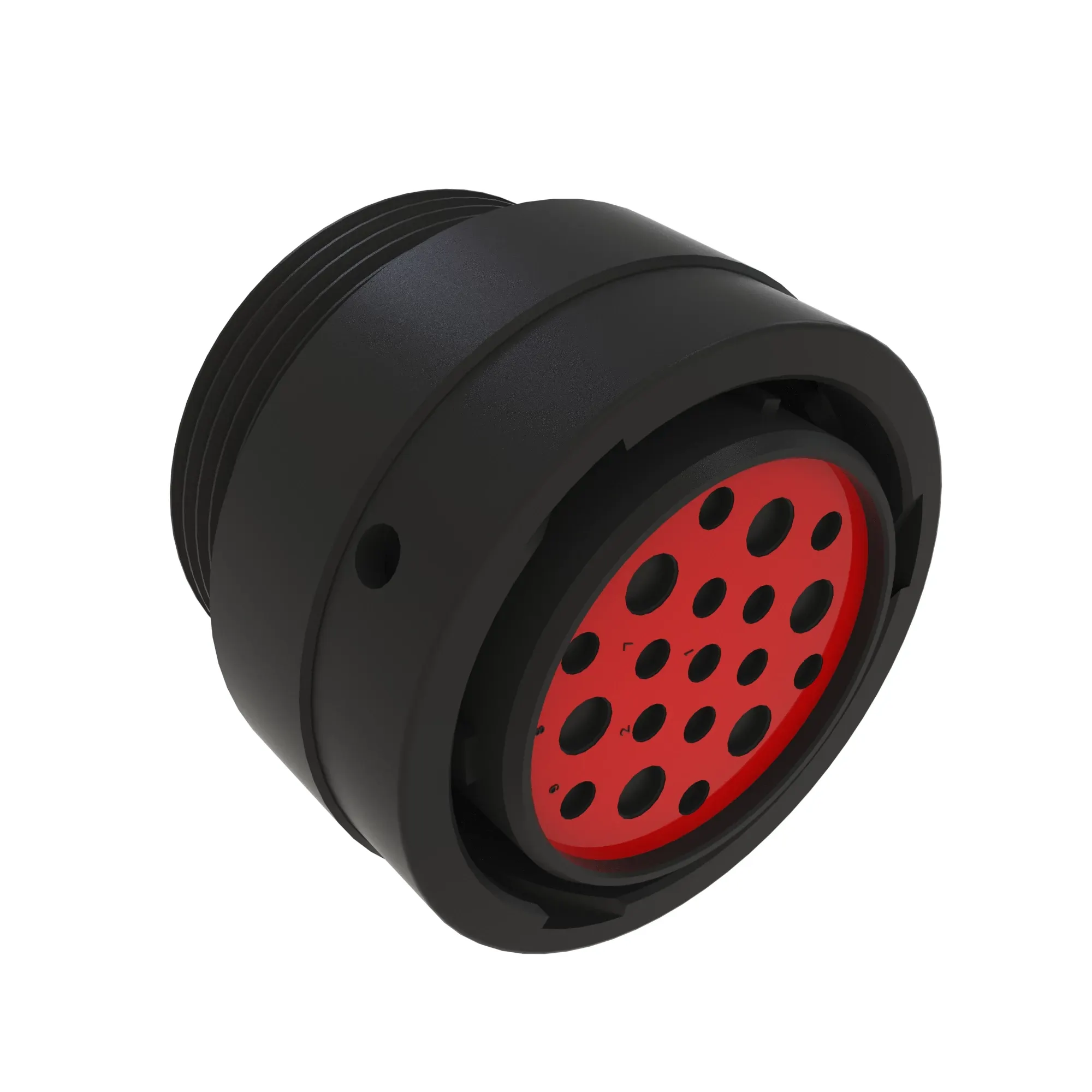 CONN DEUTSCH HDP20 19W FS BLK PLSTC