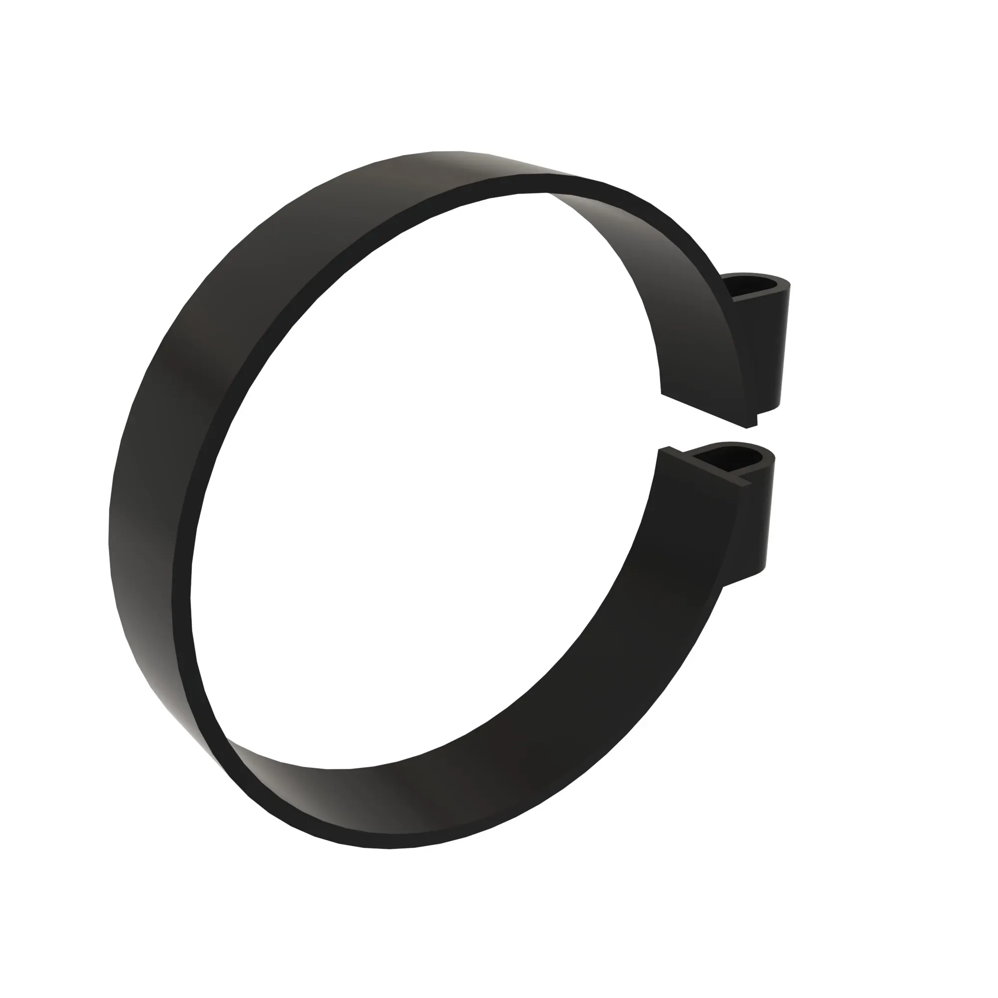 CLAMP, EXHAUST 4.75  ID, BLACK