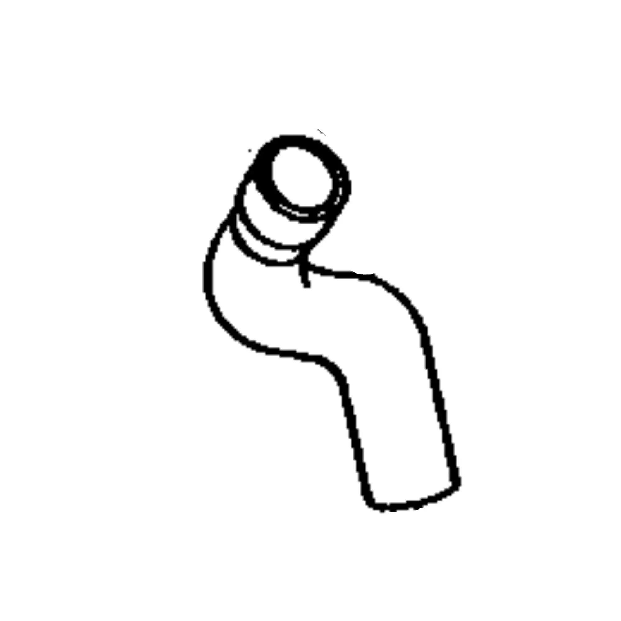 John Deere Bottom Radiator Hose - R53141