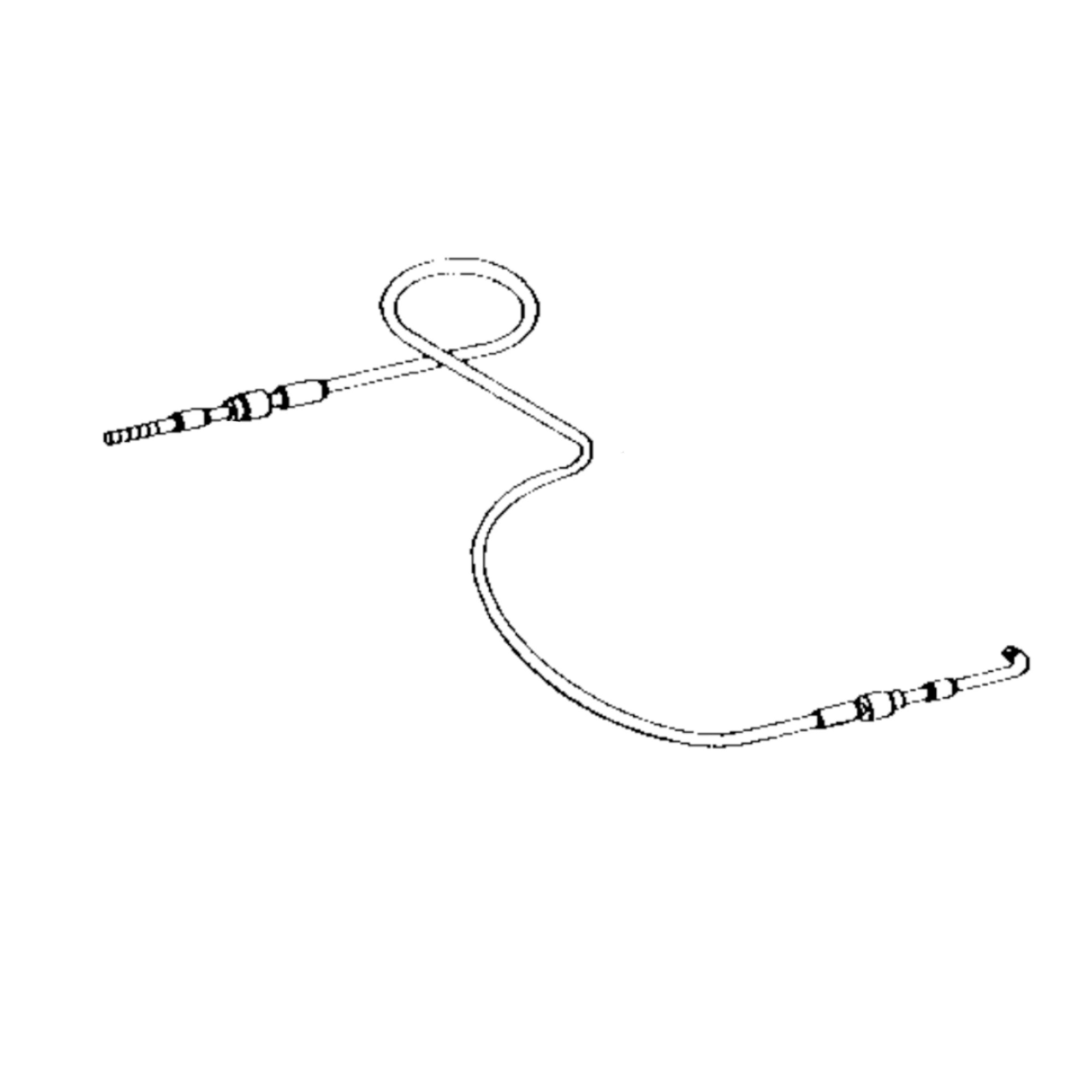 John Deere Power Winch Control Lever Push Pull Cable  - AT114506