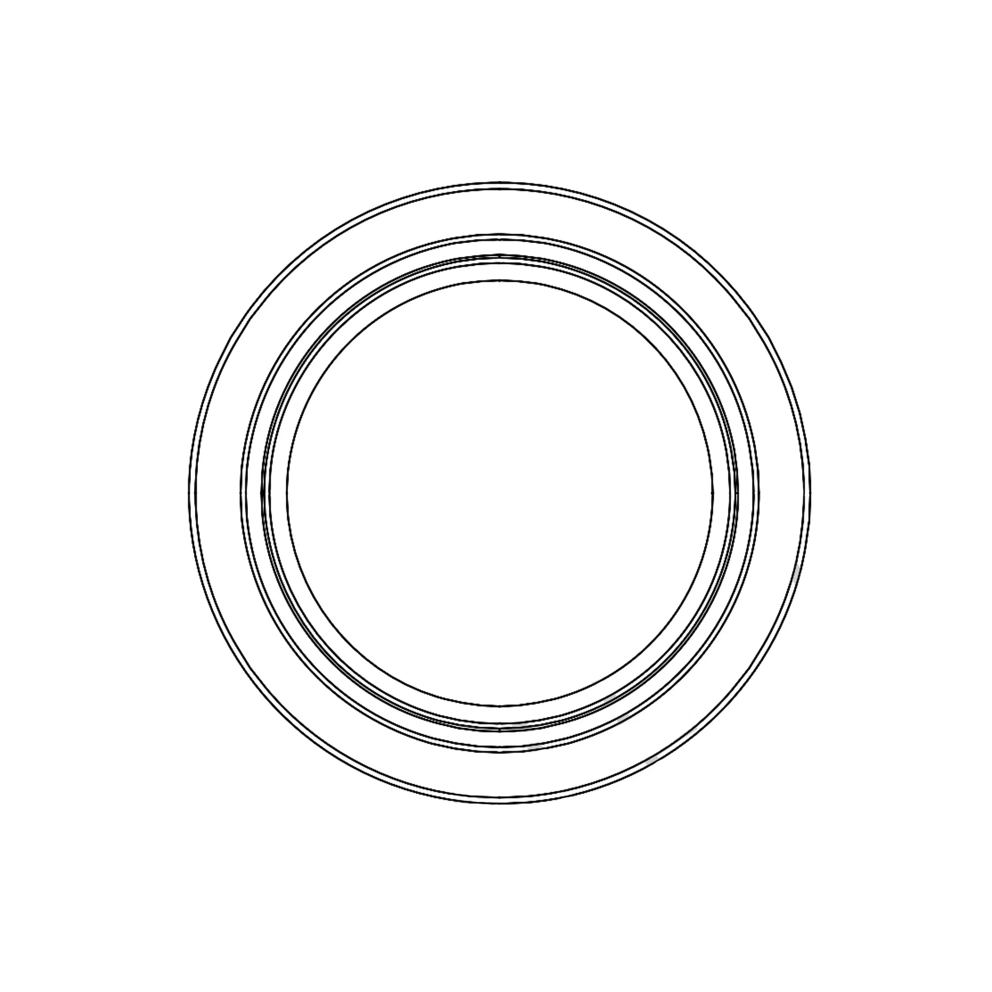 John Deere Gapped Rubber Piston and Rod Ring - W20503