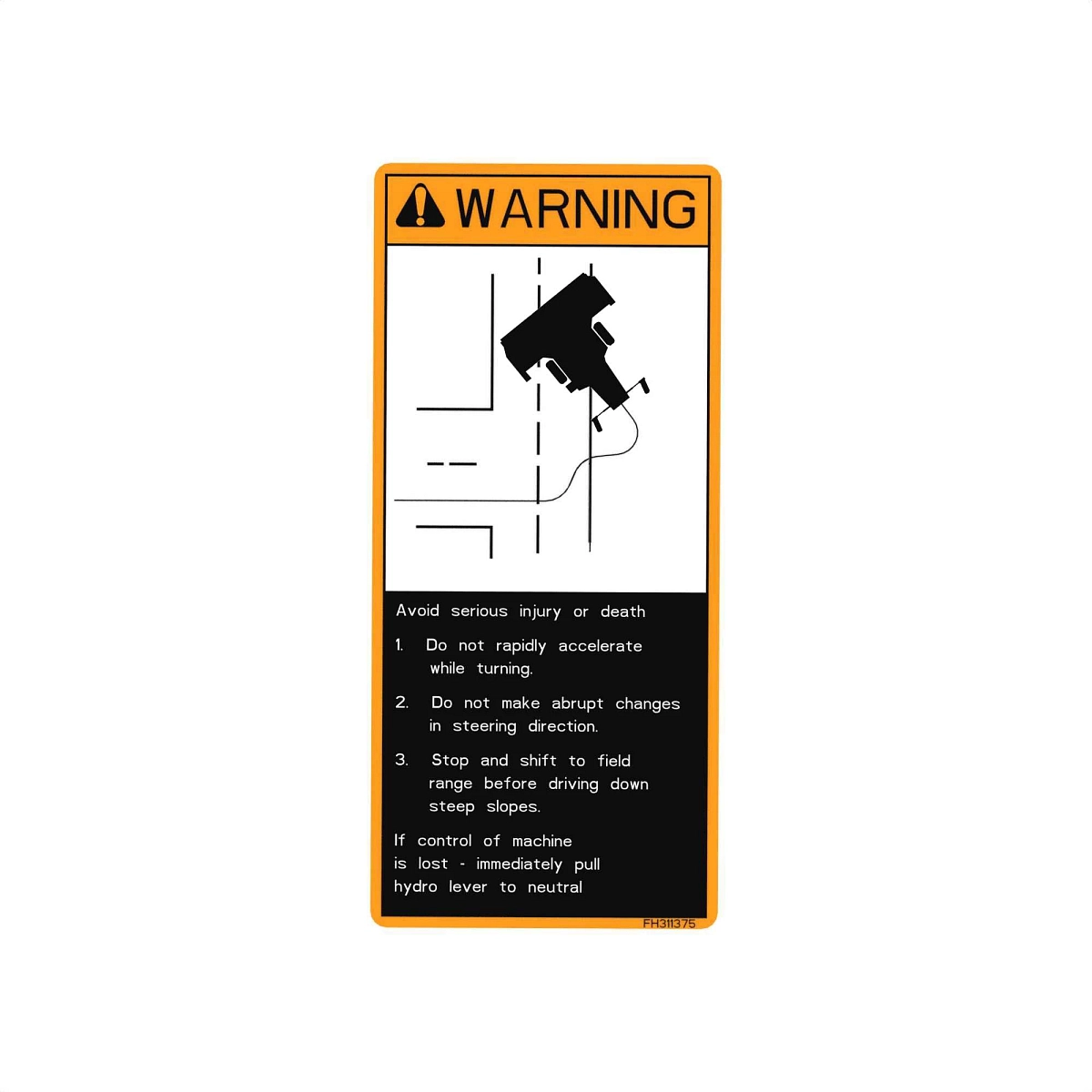 Graphics Panel, Label Warning