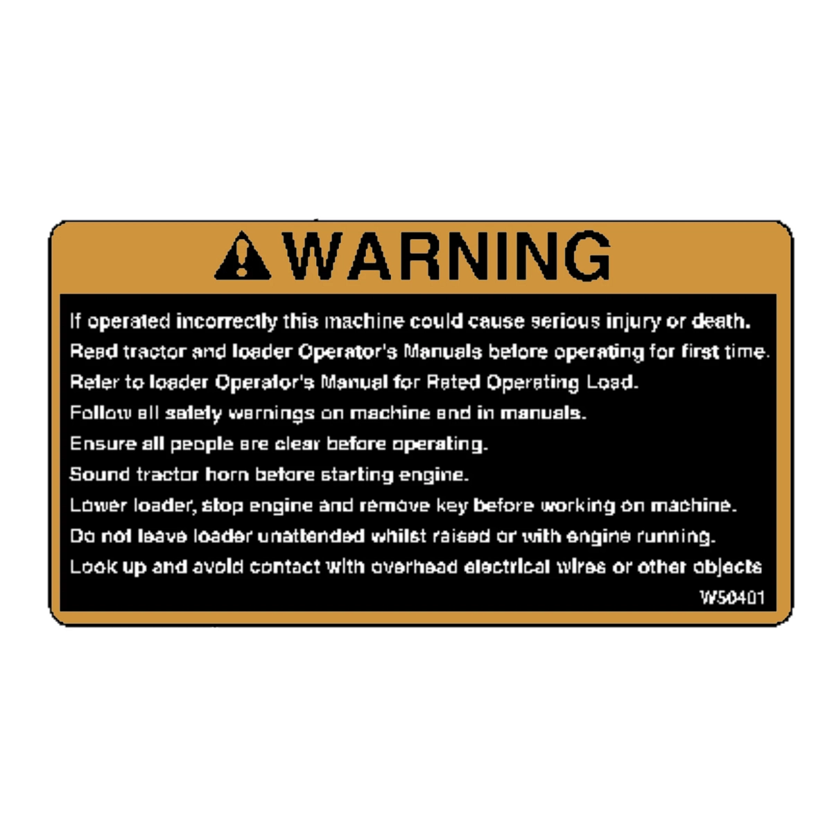 Safety Sign Label, War