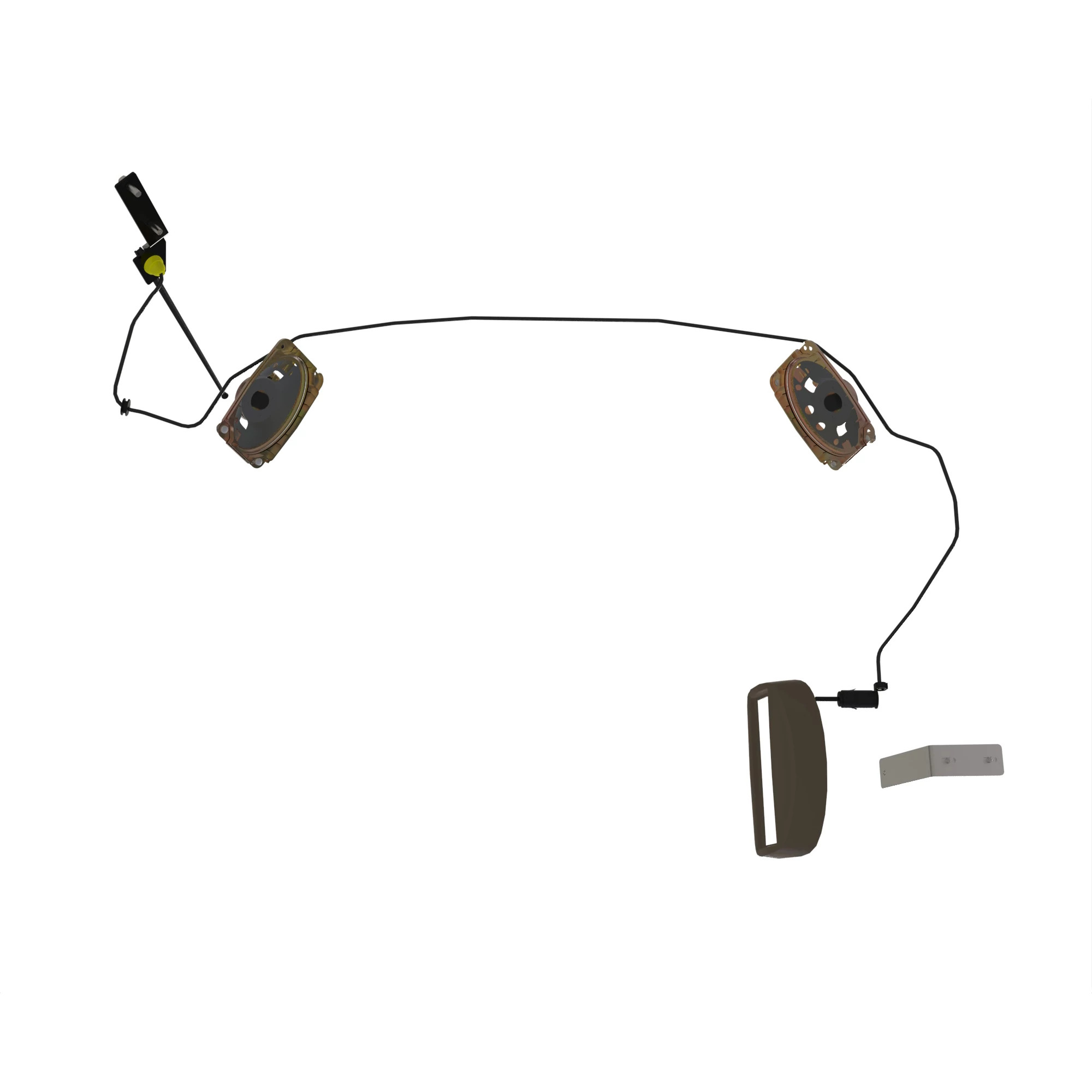 KIT, SPEAKERS W/ANTENNA&RADIO MOUNT