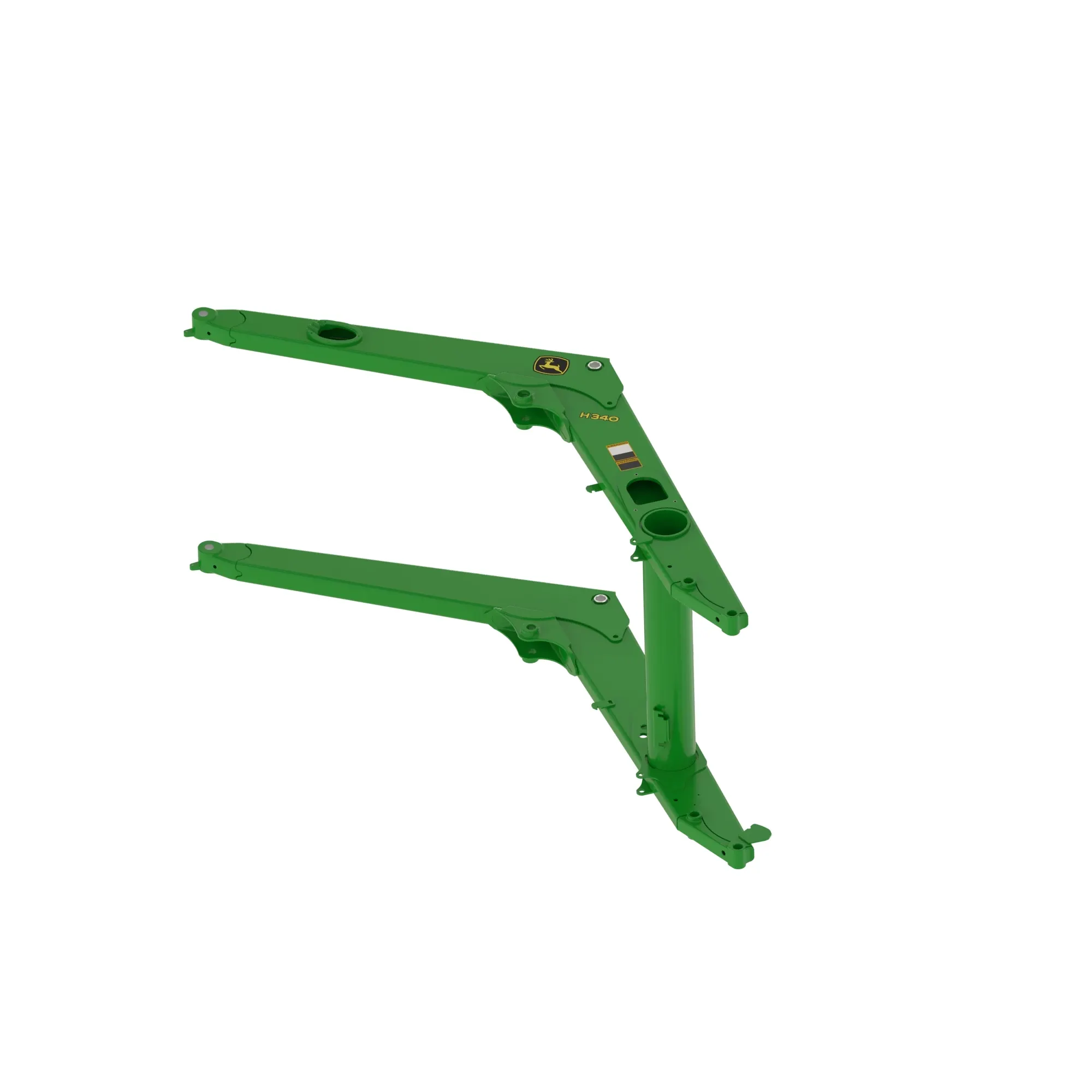 LOADER BOOM, BOOM, PAINTED AND