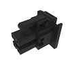 John Deere Black External Electrical Connector, 4 Cavities - 57M7712