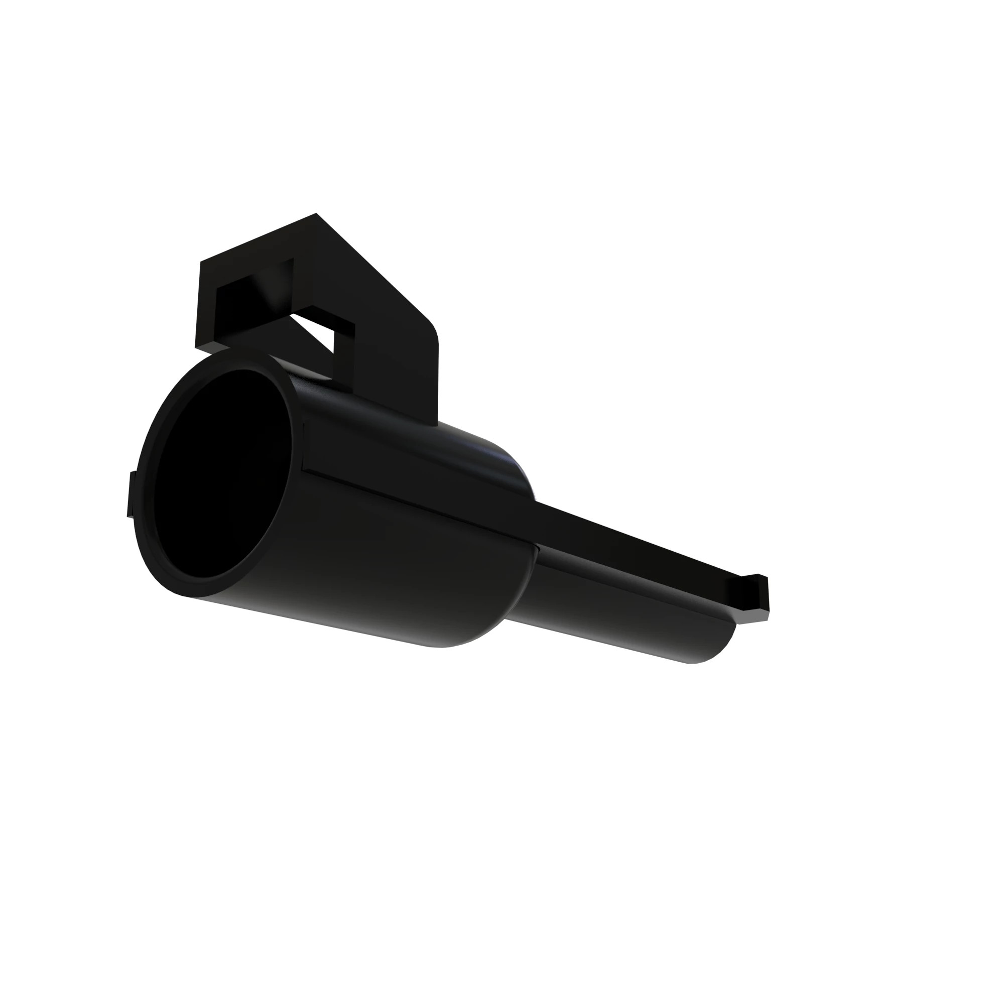 John Deere Black Internal Electrical Connector Housing, 1 Cavities - 57M7293