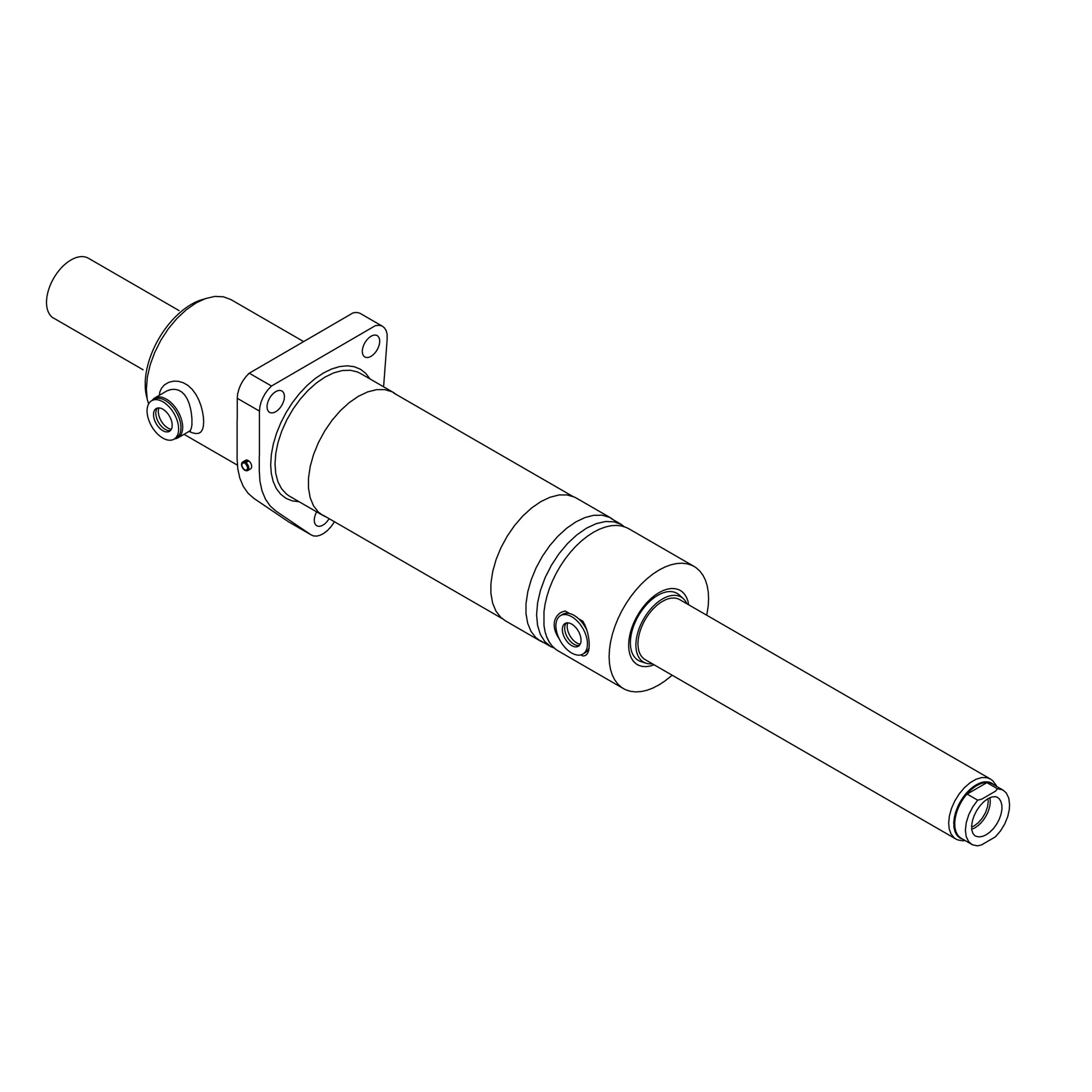 John Deere Steering Hydraulic Cylinder - AL166368