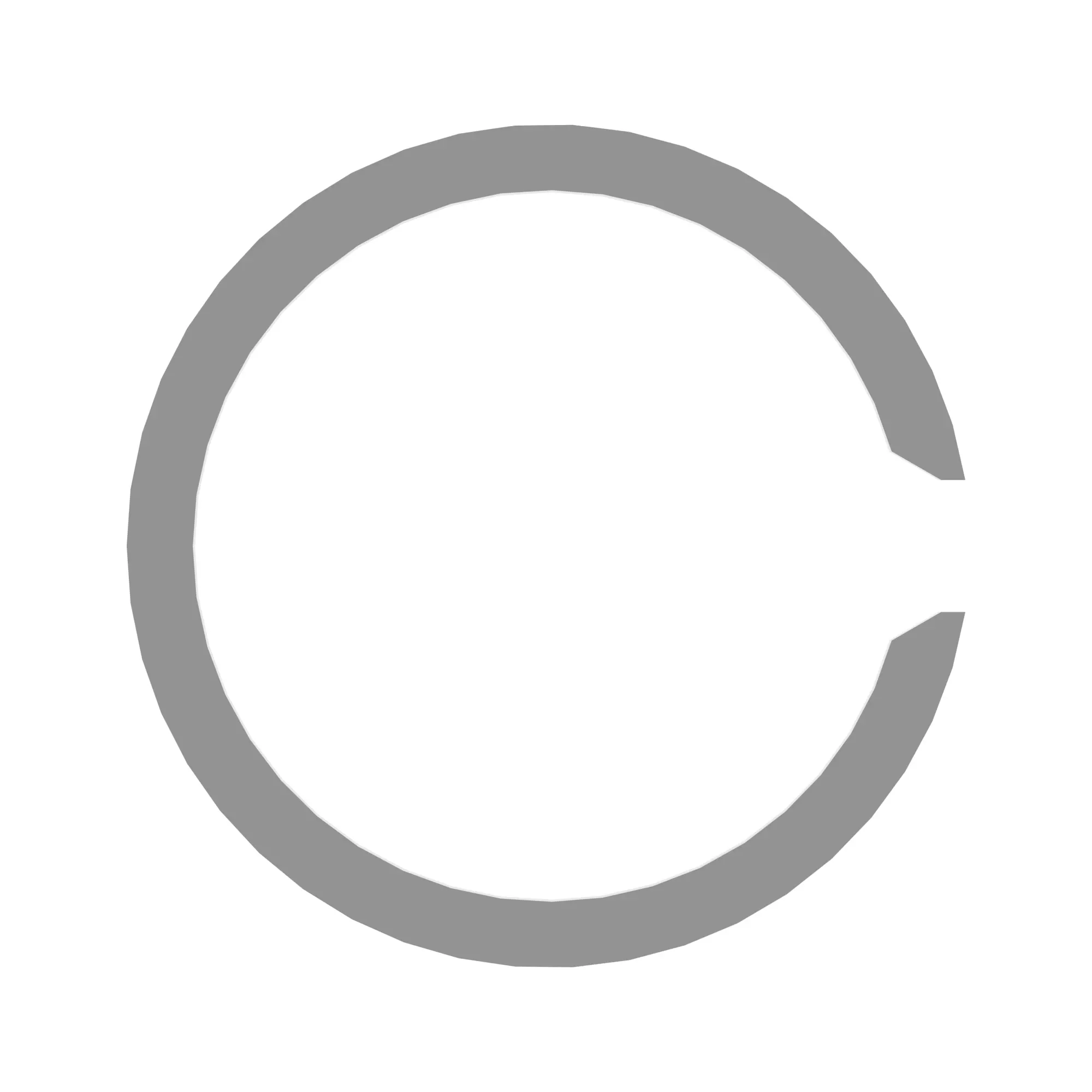 SNAP RING, EXTERNAL