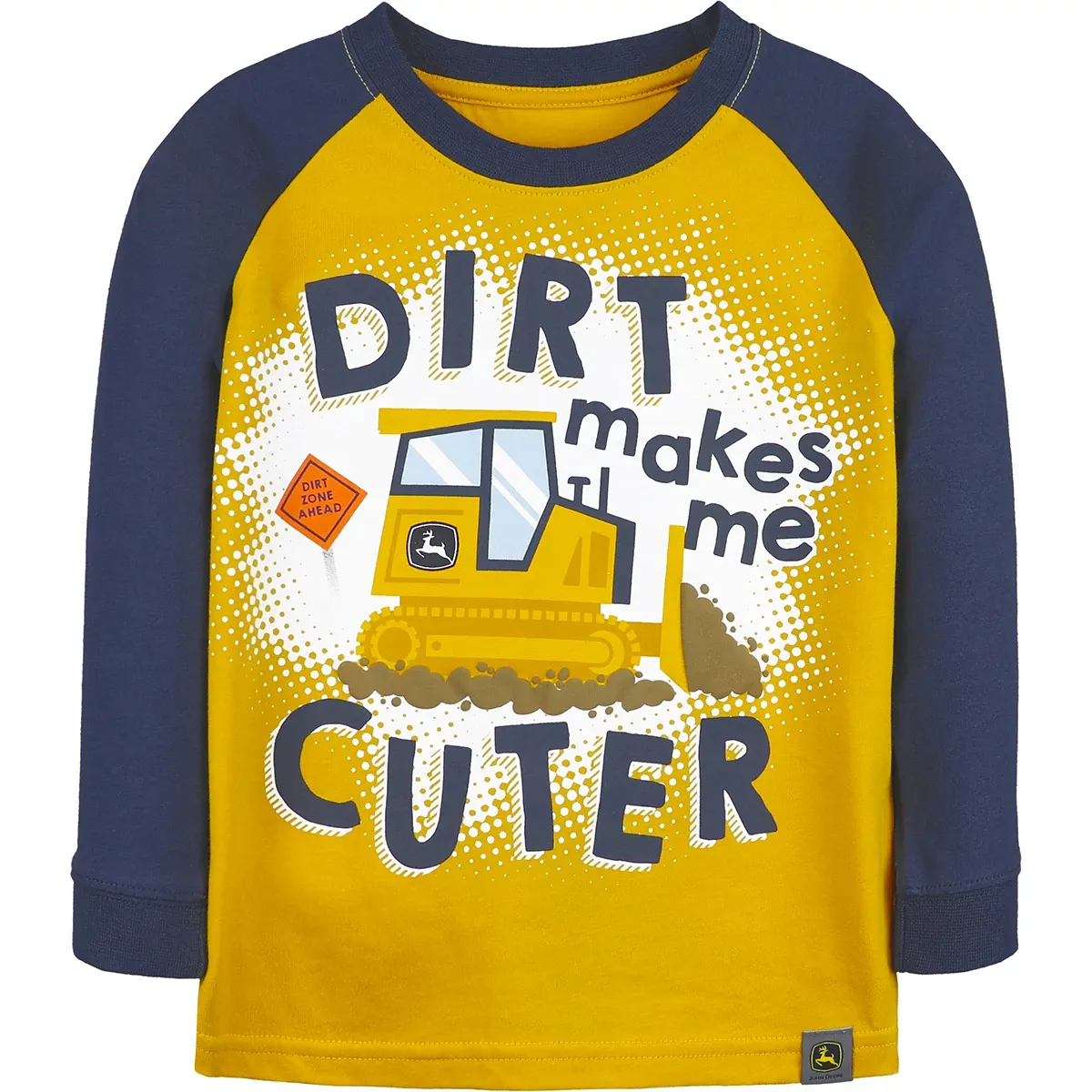 Toddler Dirt Makes Me Cuter Long Sleeve T-Shirt