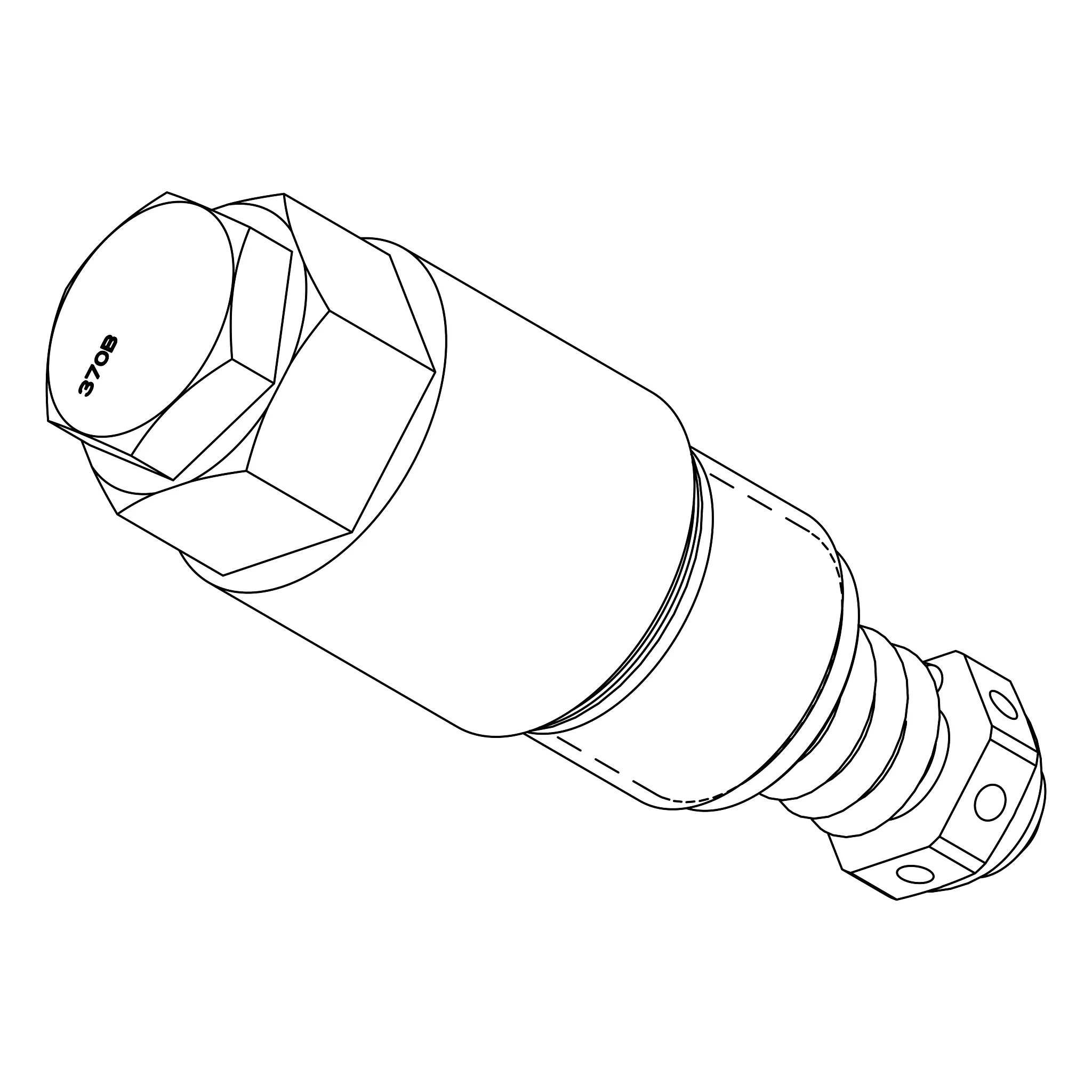 John Deere Electro-Hydraulic Loader Boom Pressure Relief Valve - AT336649