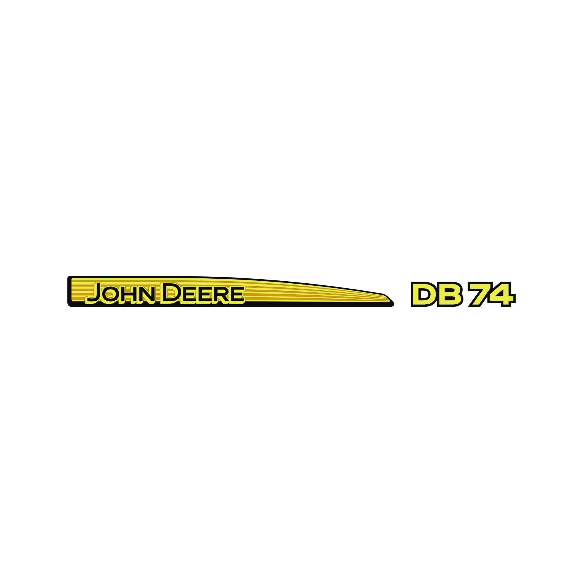 John Deere DB74 Decal, Right Side, Label - KK49505