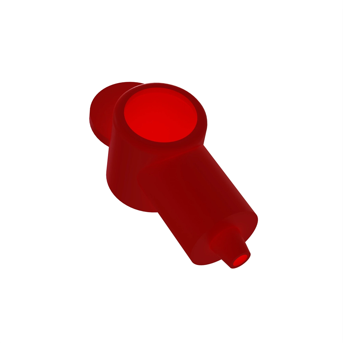Accy Vte Cap Red Plstc