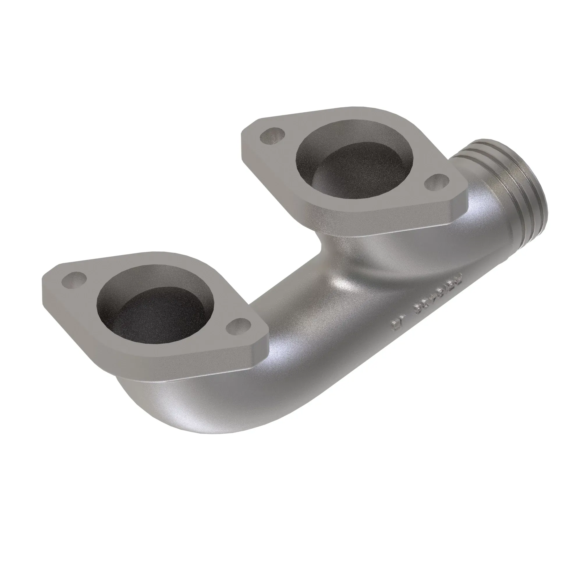 EXHAUST MANIFOLD,  END MACHINED PART