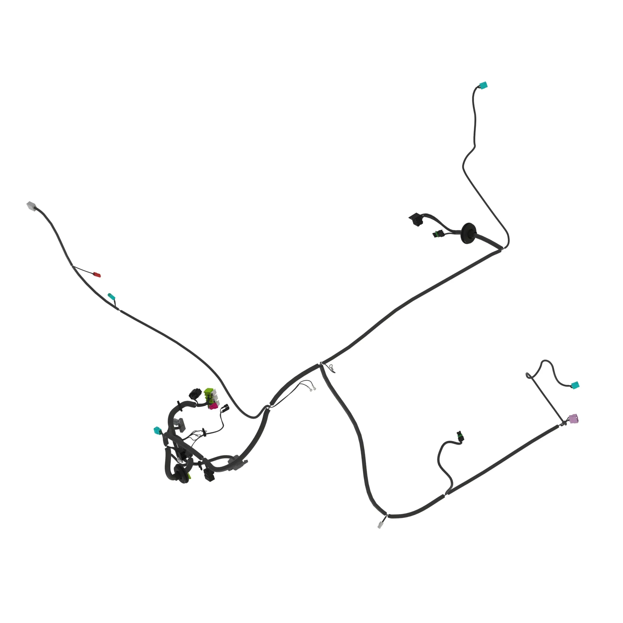 Cab Wiring Harness, Rear Wiring Har
