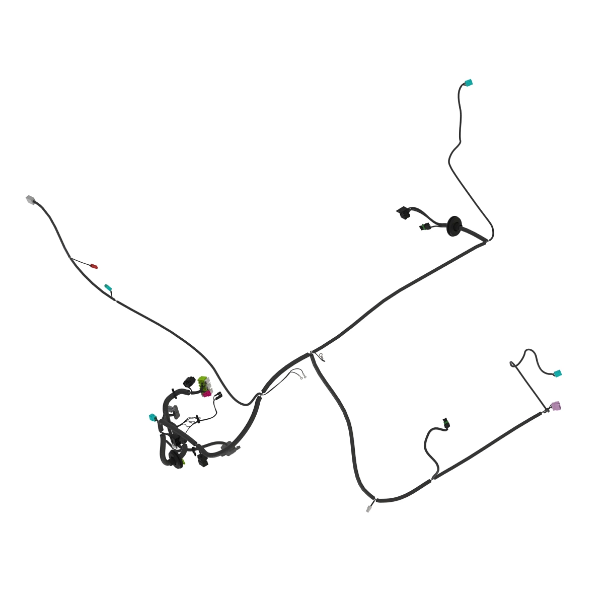 Cab Wiring Harness, Rear Wiring Har