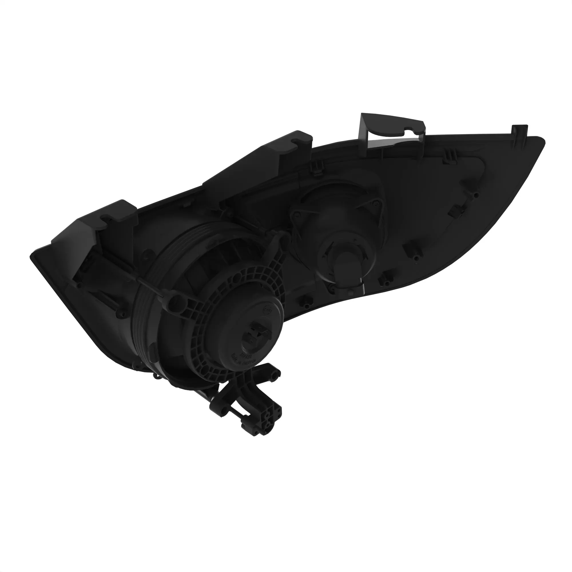 HEADLIGHT, RH H4 W CL