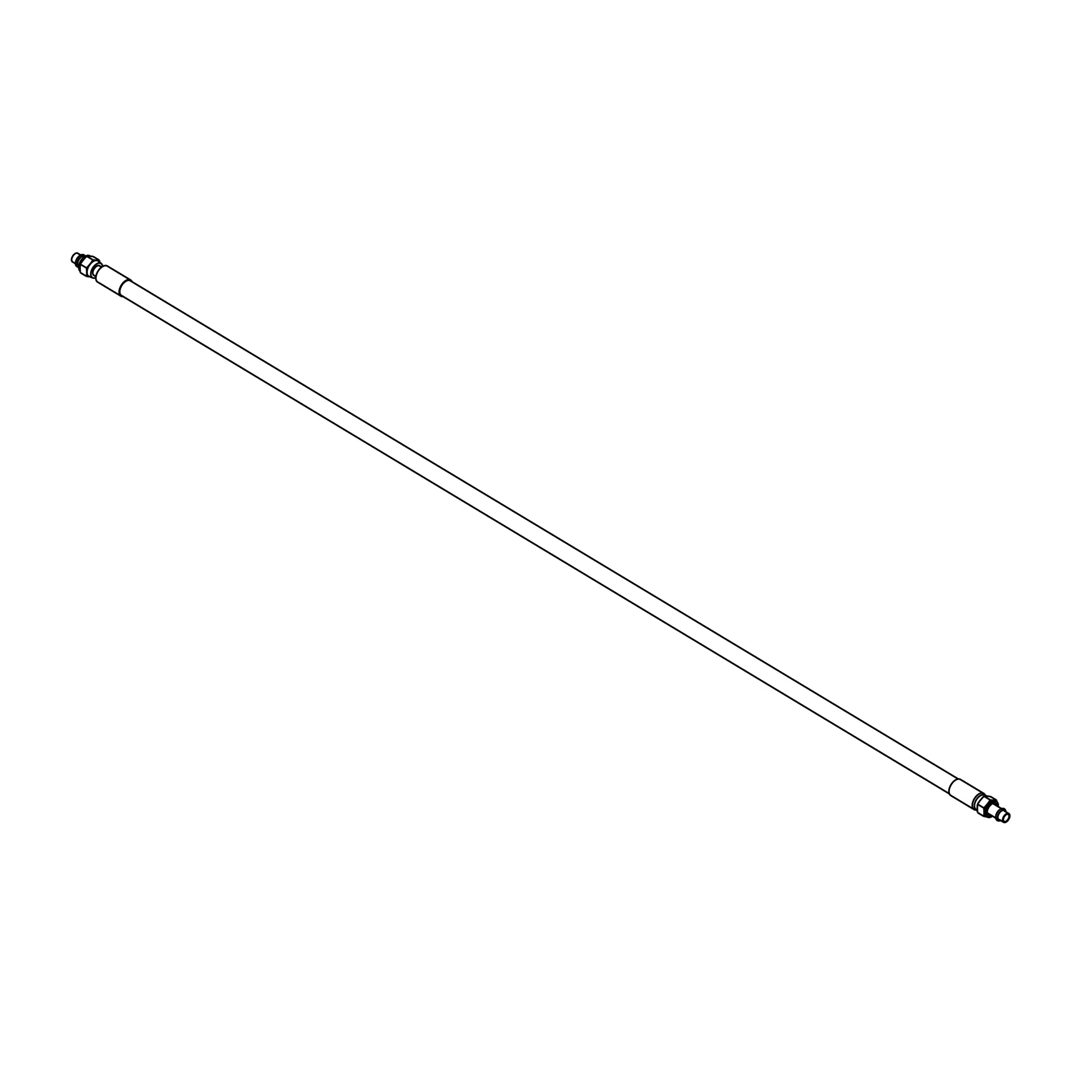 John Deere Suction Refrigerant Hose - AT464801