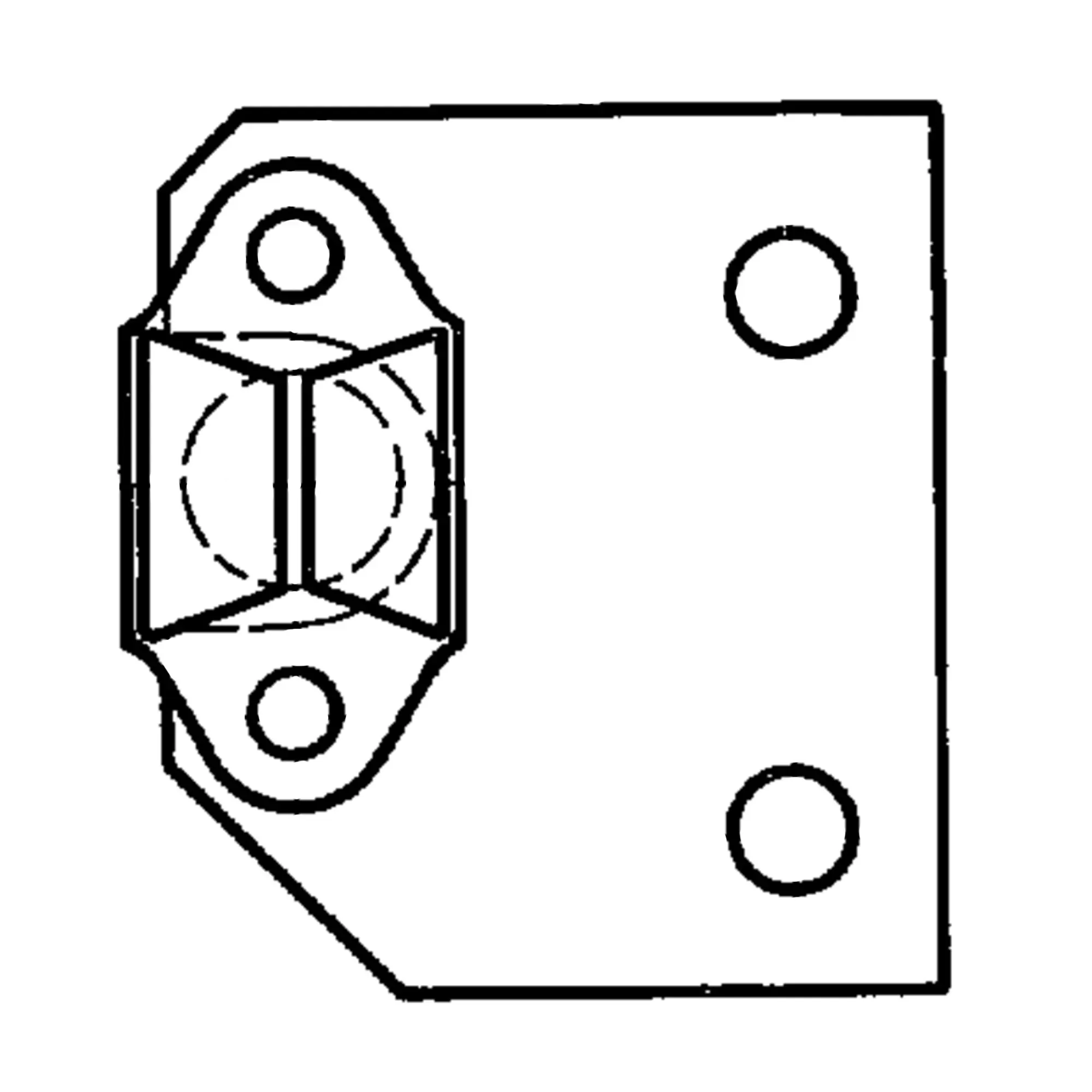 John Deere Right Side Plate - AL33231