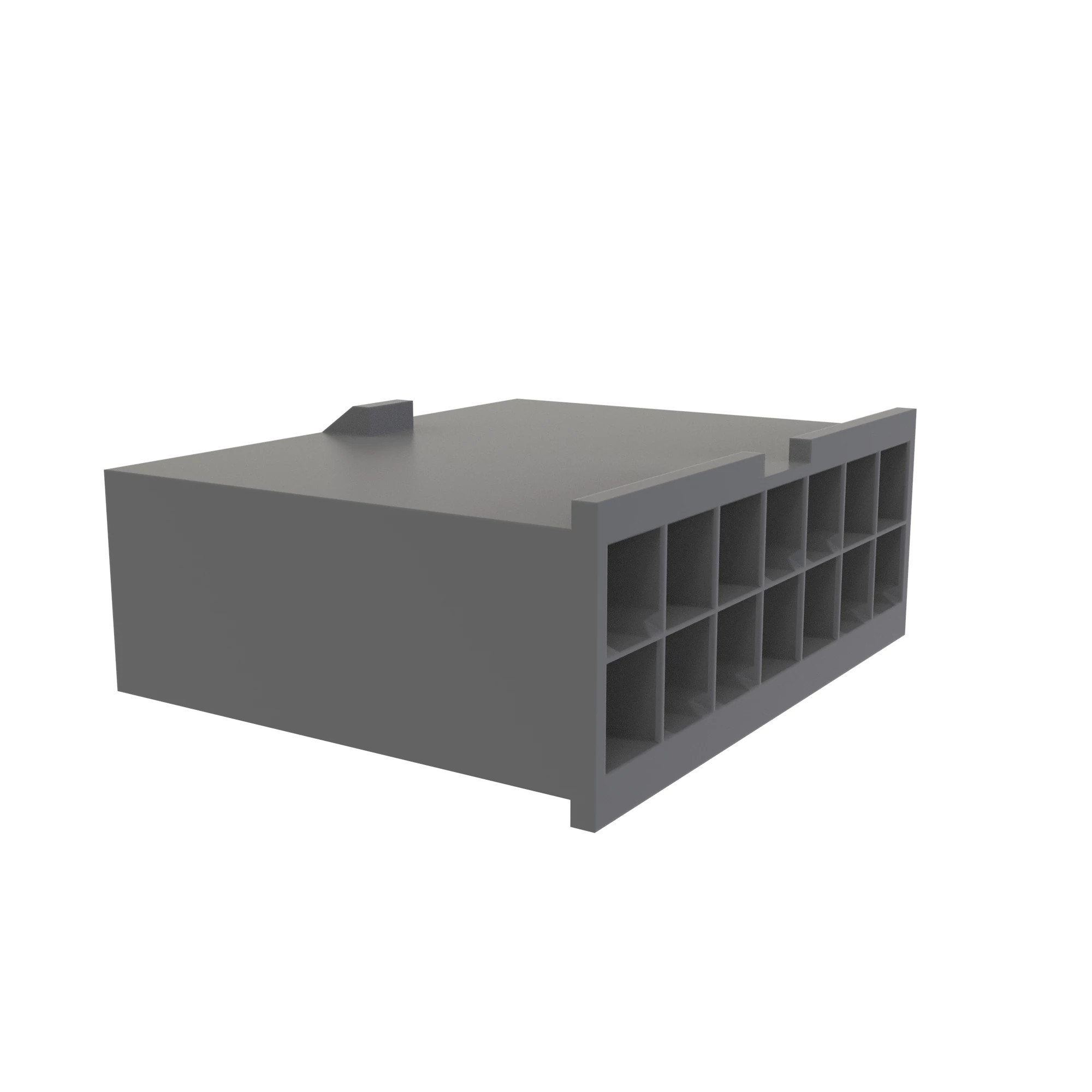 John Deere Internal Electrical Connector Housing, Cavities 14 - 57M10441