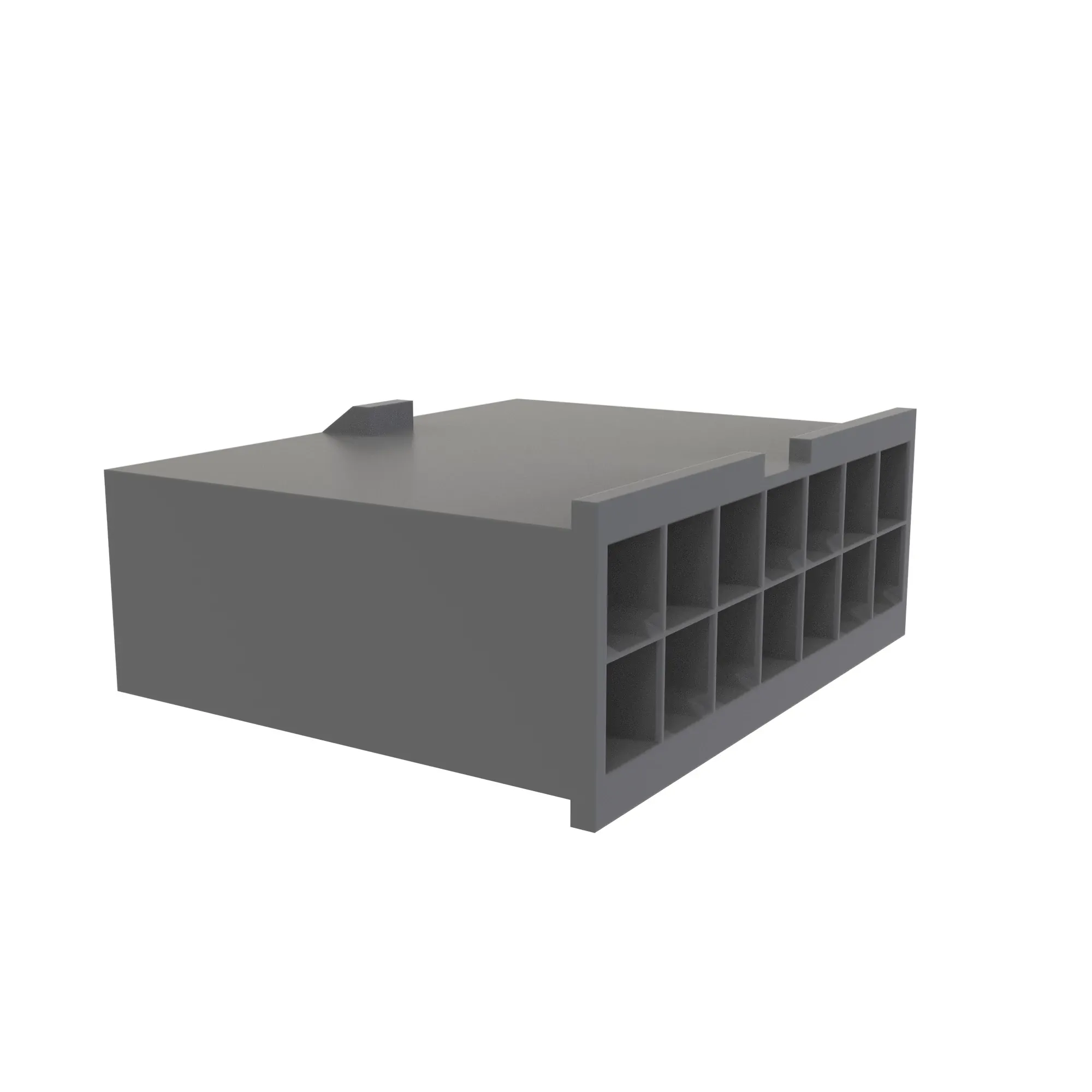 John Deere Internal Electrical Connector Housing, Cavities 14 - 57M10441