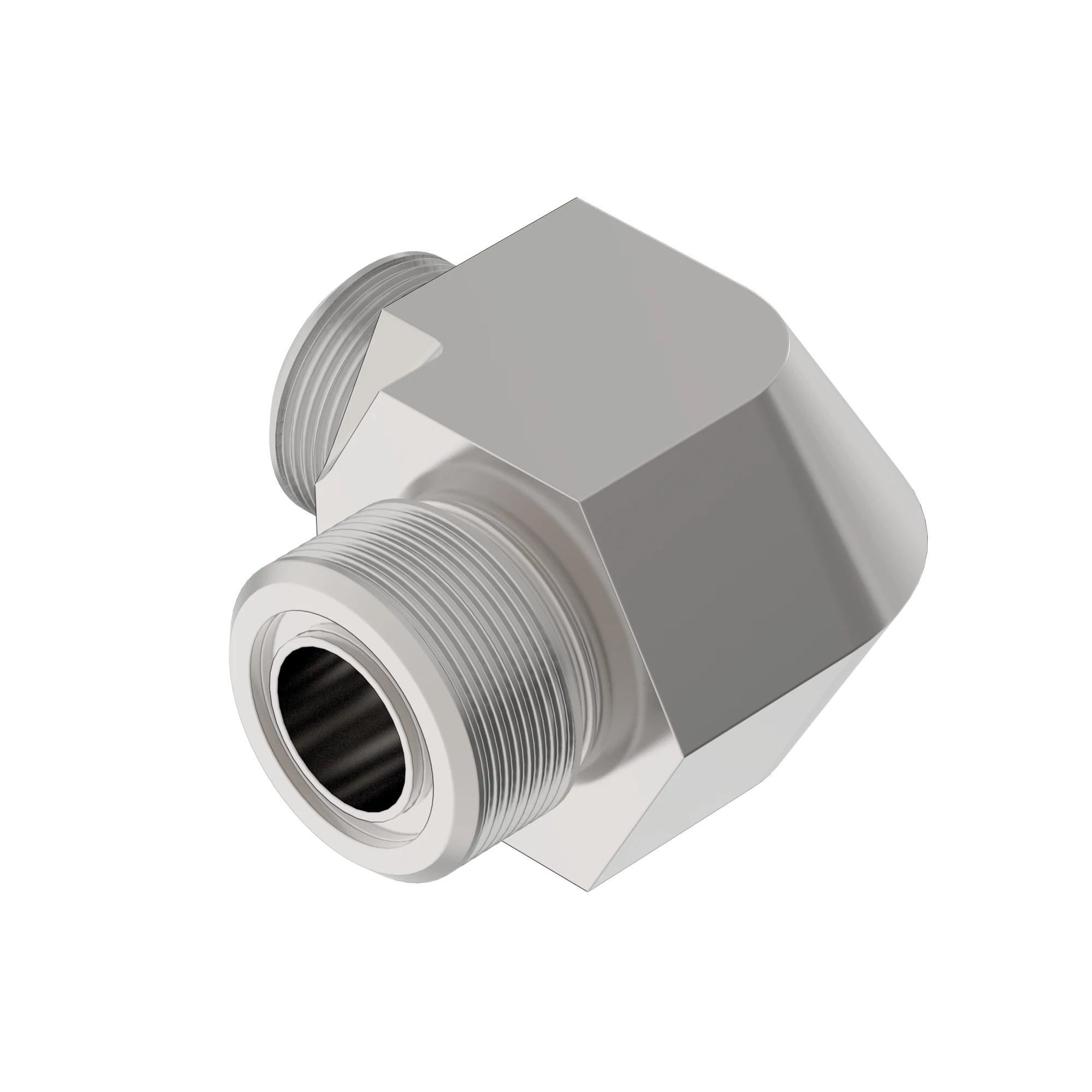 90 DEG UNION ELBOW (E), ORFS