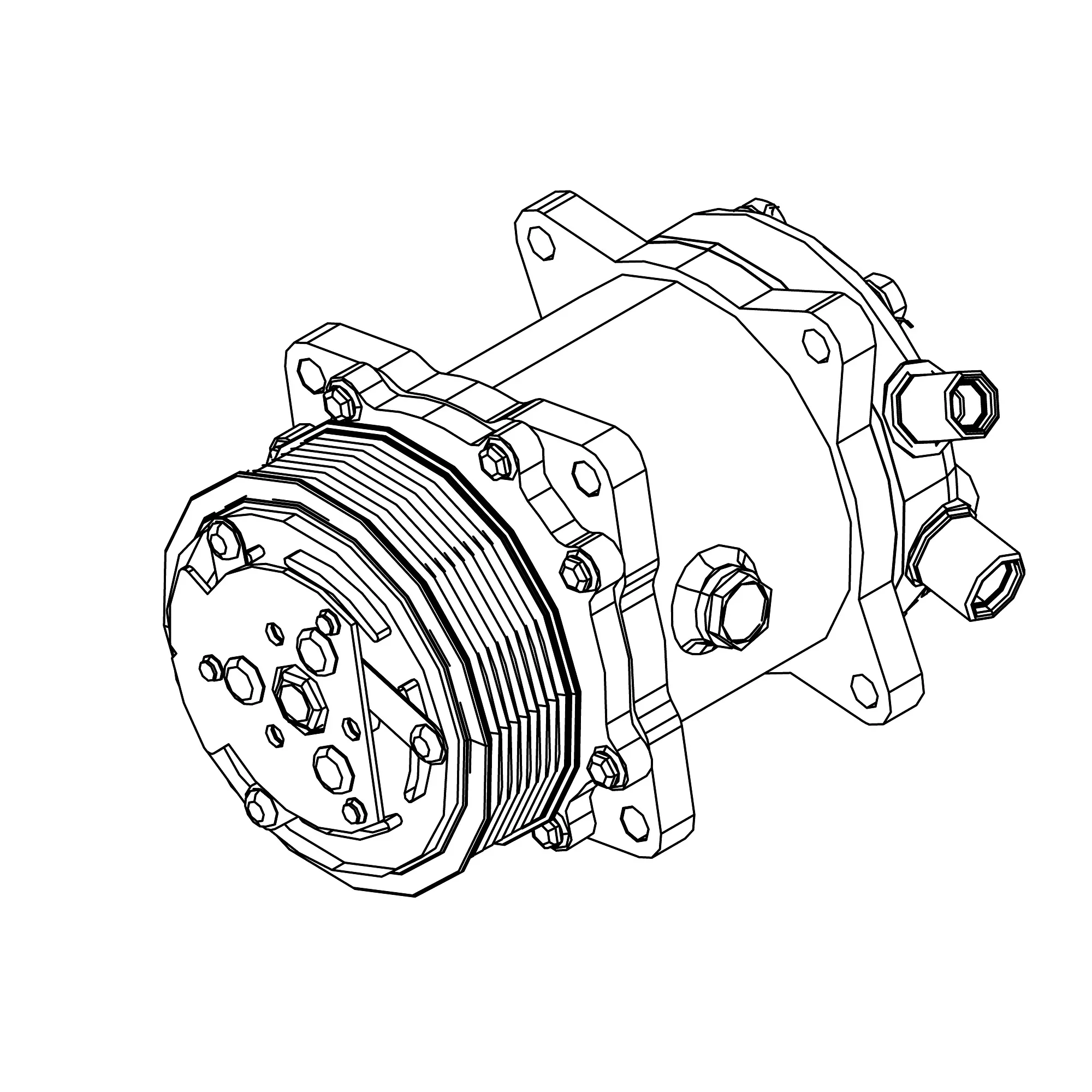 John Deere Air Conditioner Compressor - ER432799