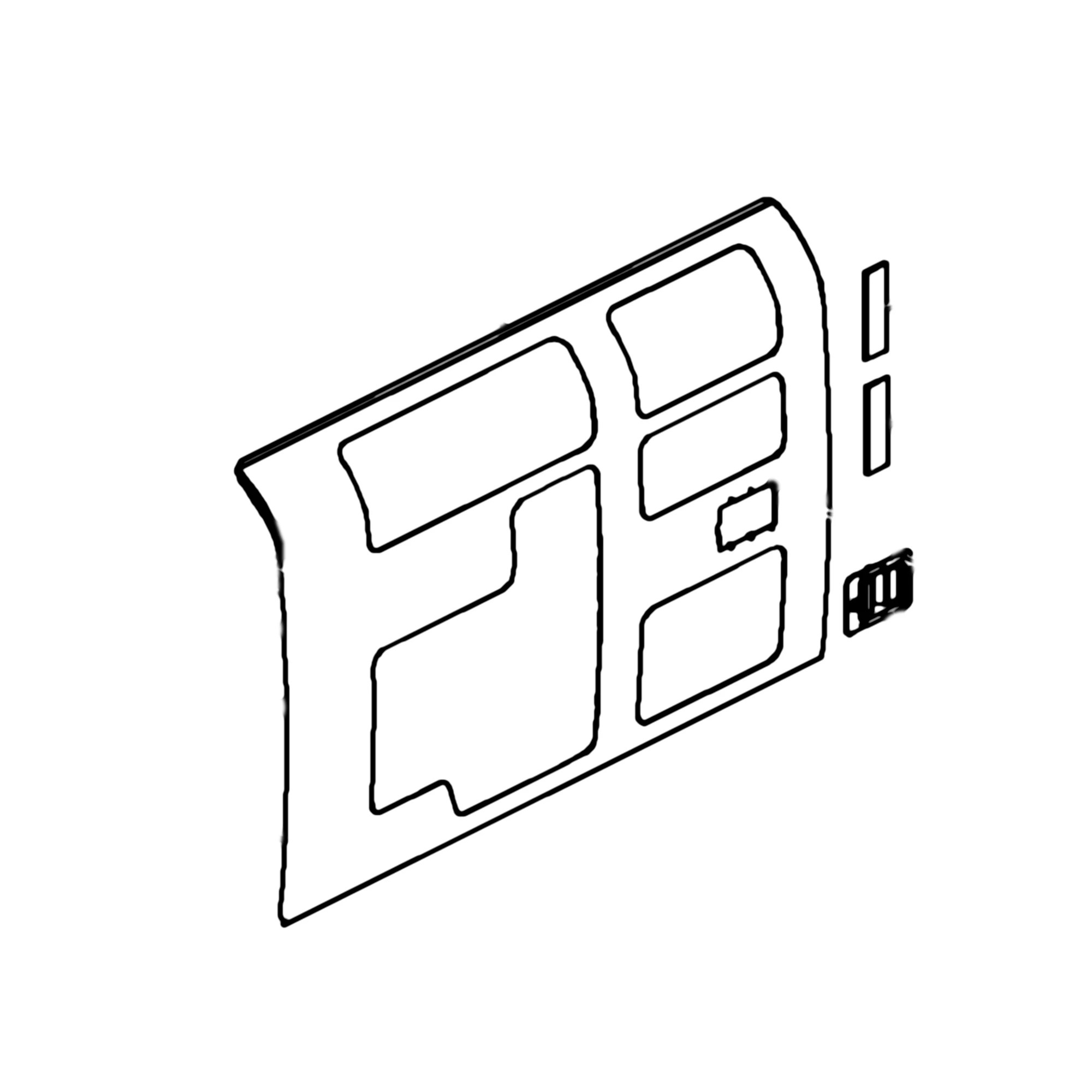 John Deere Radiator Cooling Door - FF508391