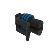 CONN TYCO SS1.5 2W MS BLK PLSTC