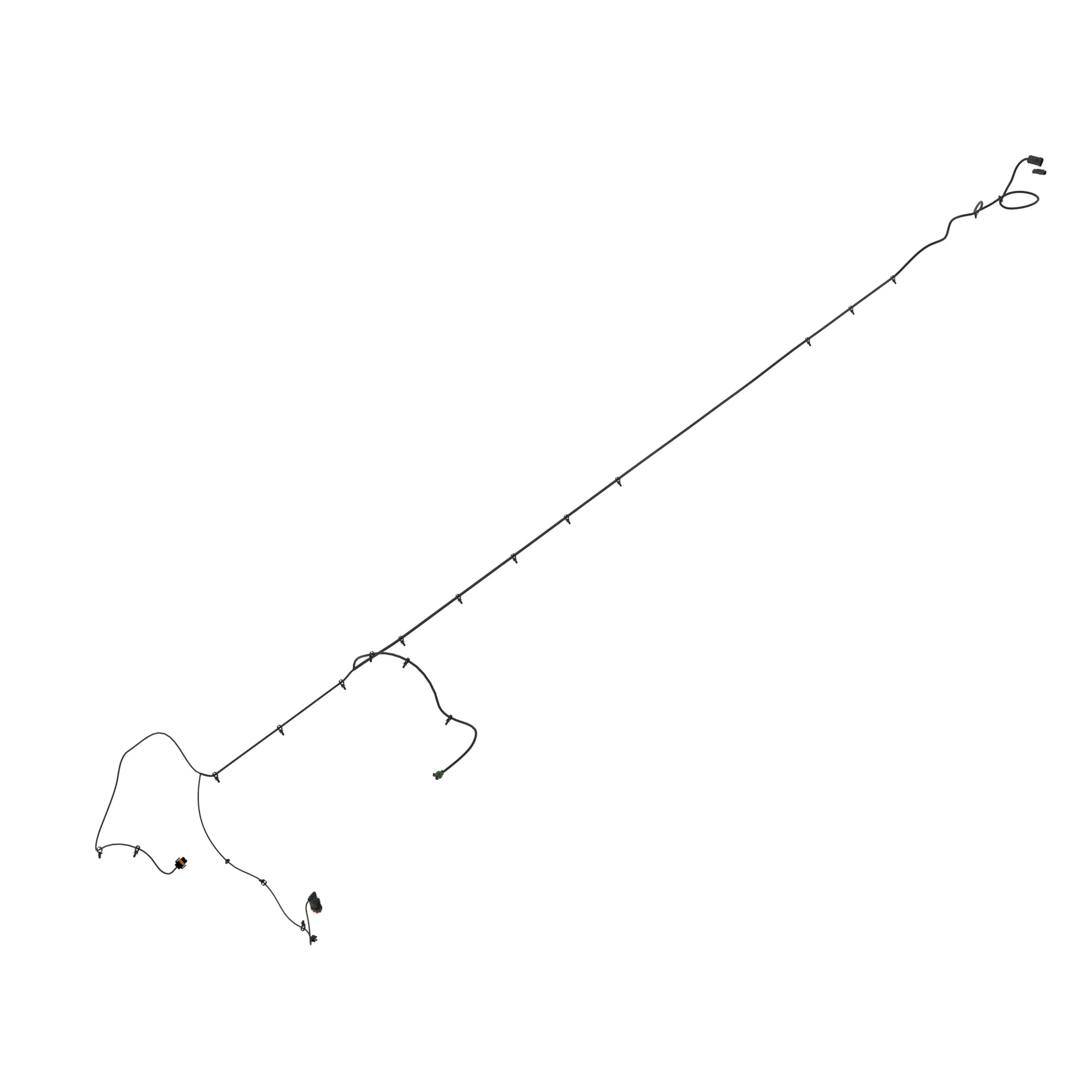 UNLOADING AUGER HARNESS, FOLDING (20'), W&T