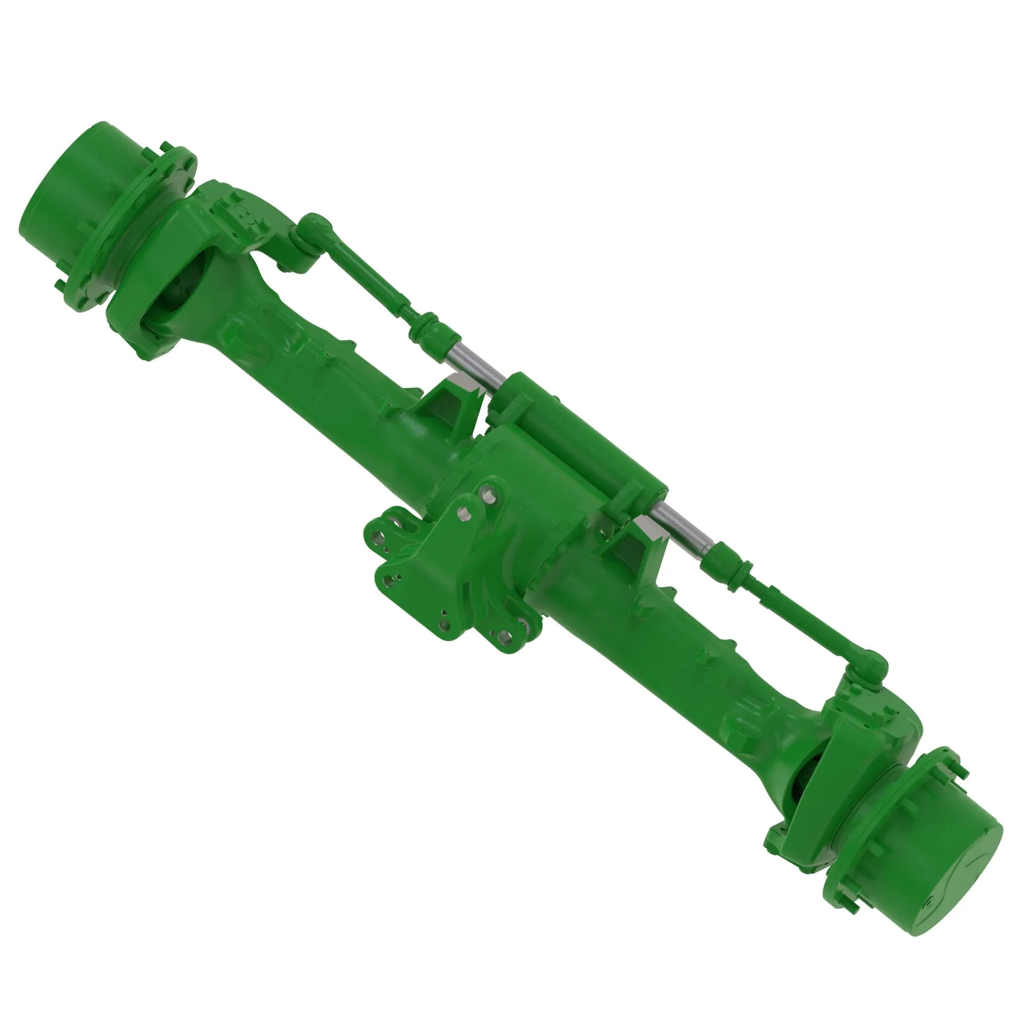 MFWD I=13.160/TLS (DANA 755/10089239), M60LD, King Pin=8, Caster=12, Camber=1, M18 steering cylinder ports