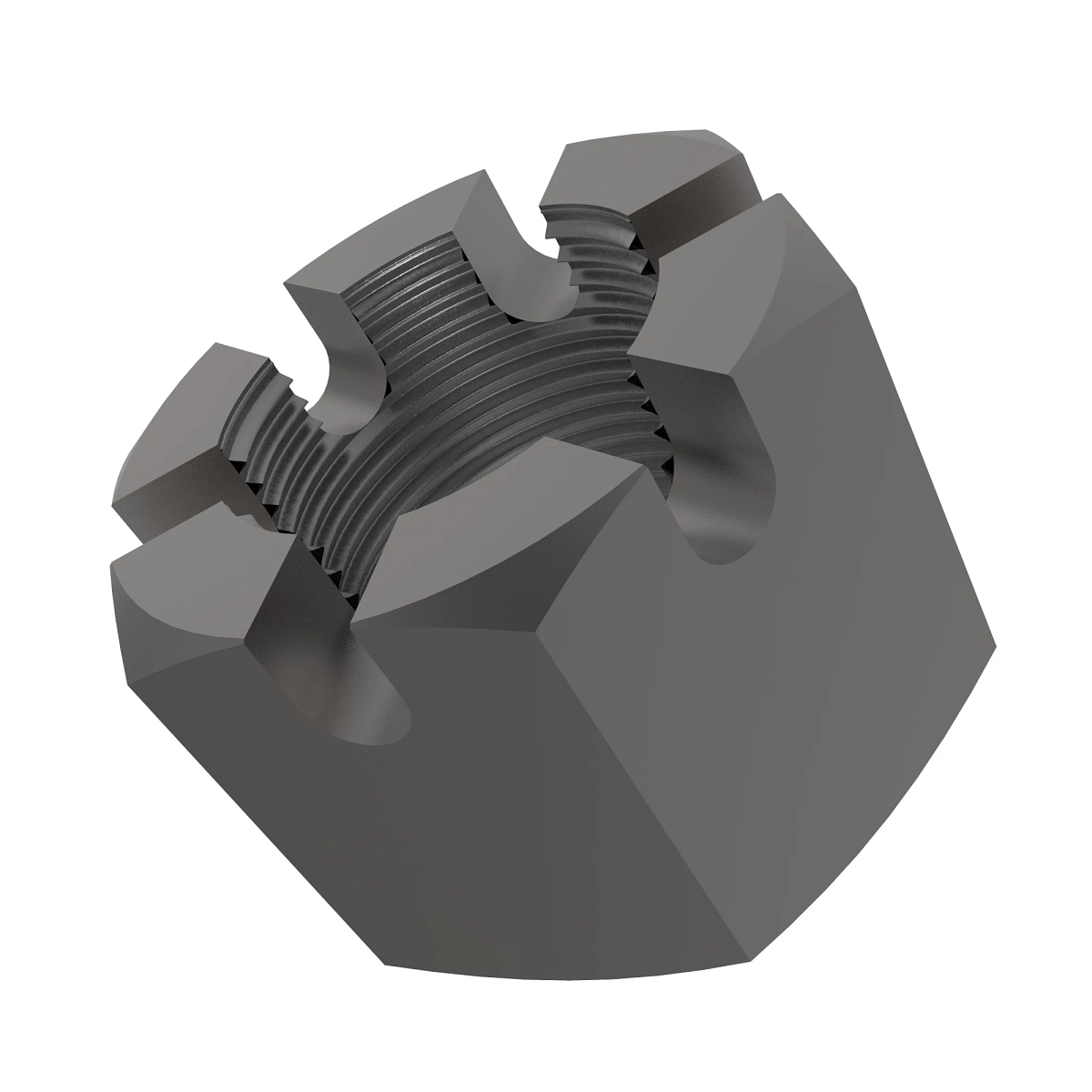 Nut, Metric Hex Slotted