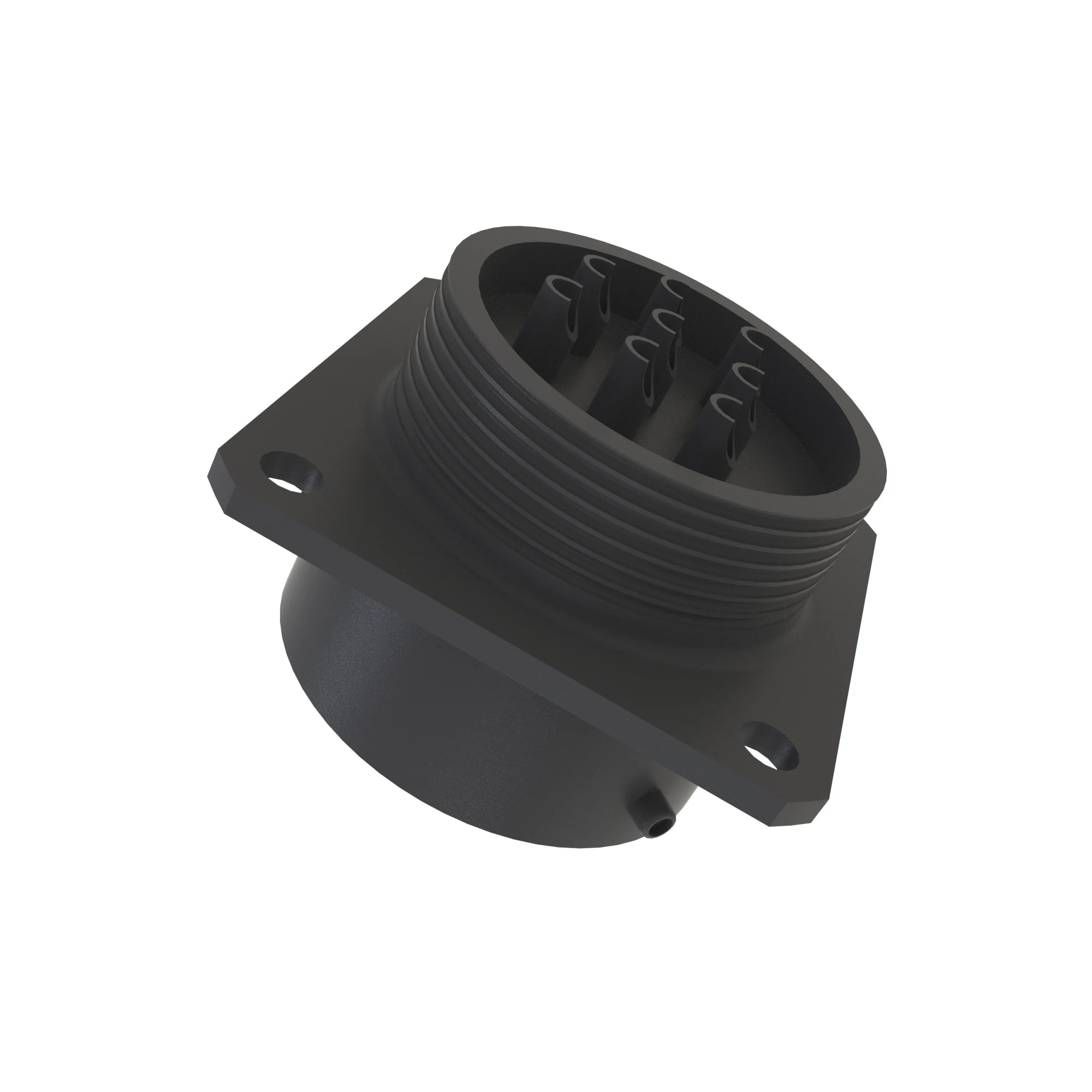 CONN AMPHENOL PT 8W MS BLK PLSTC
