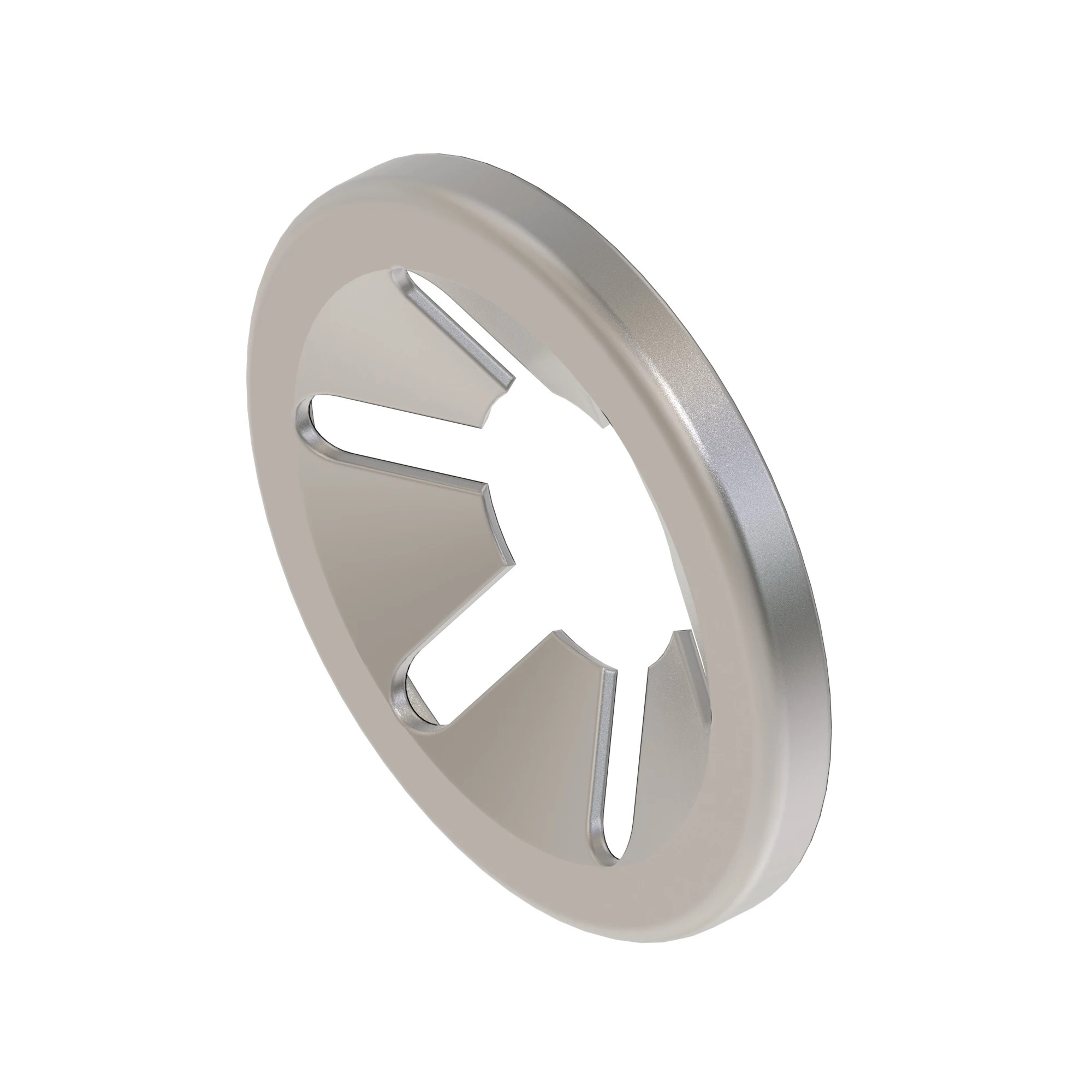 PUSH NUT, WASHER,LOCK ID = 7.6