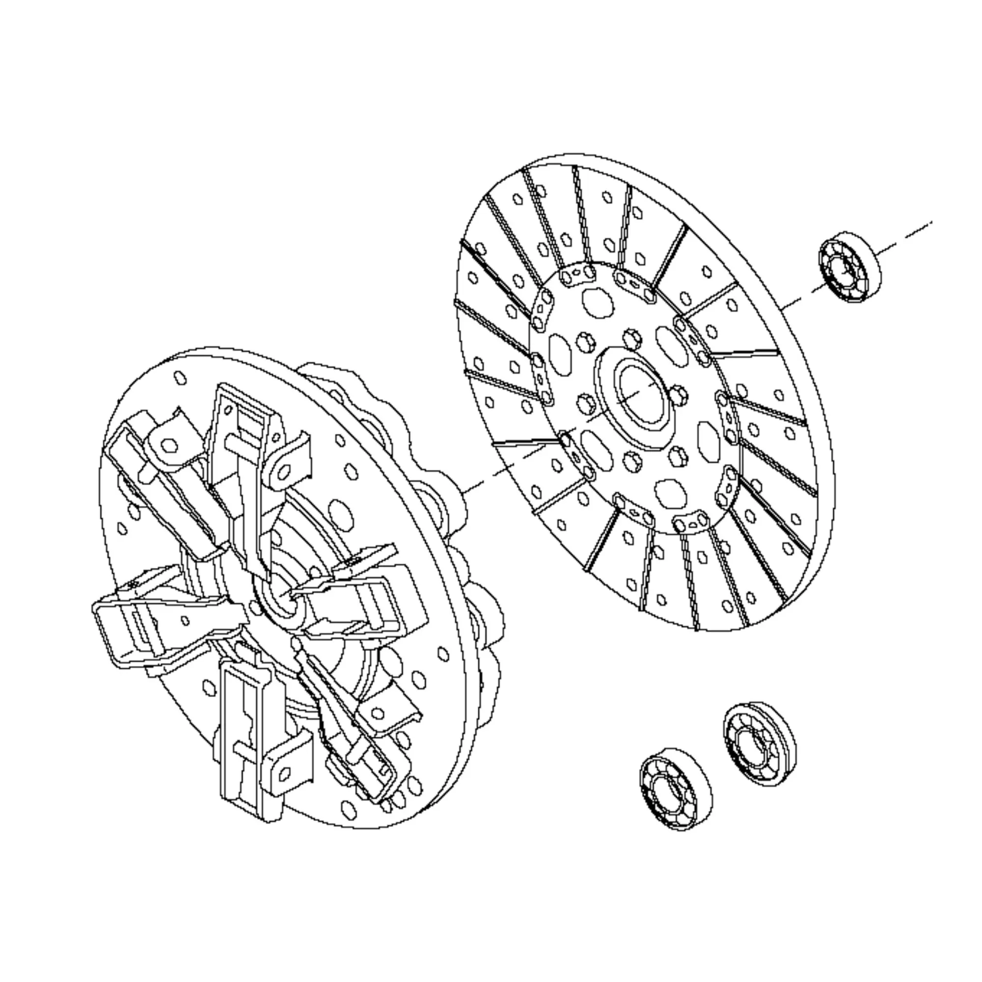 John Deere Reman Standard Disk clutch Kit - RE210167