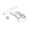 John Deere Comfort Seat Suspension Air Hose - AL210899