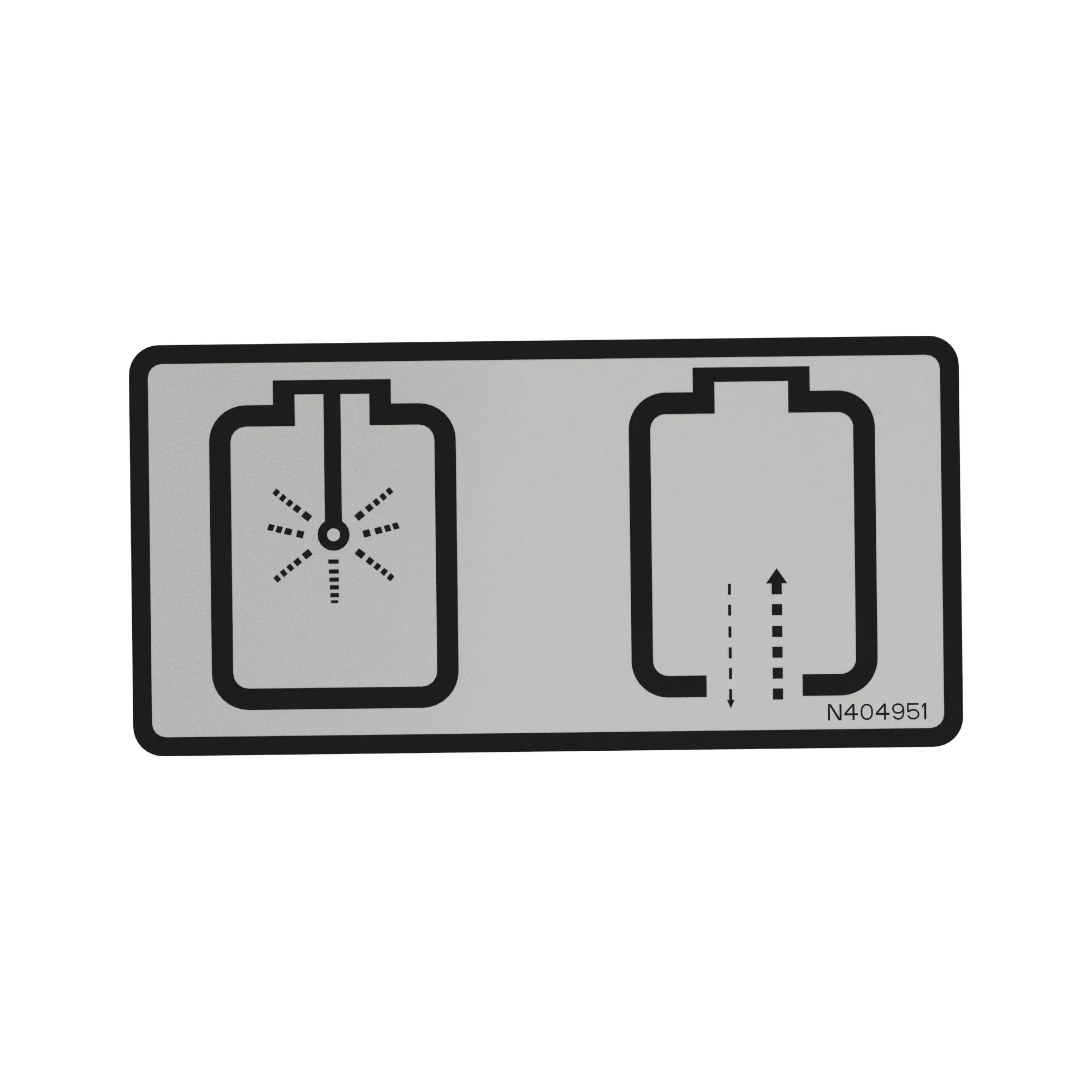 John Deere Rinse Label - N404951