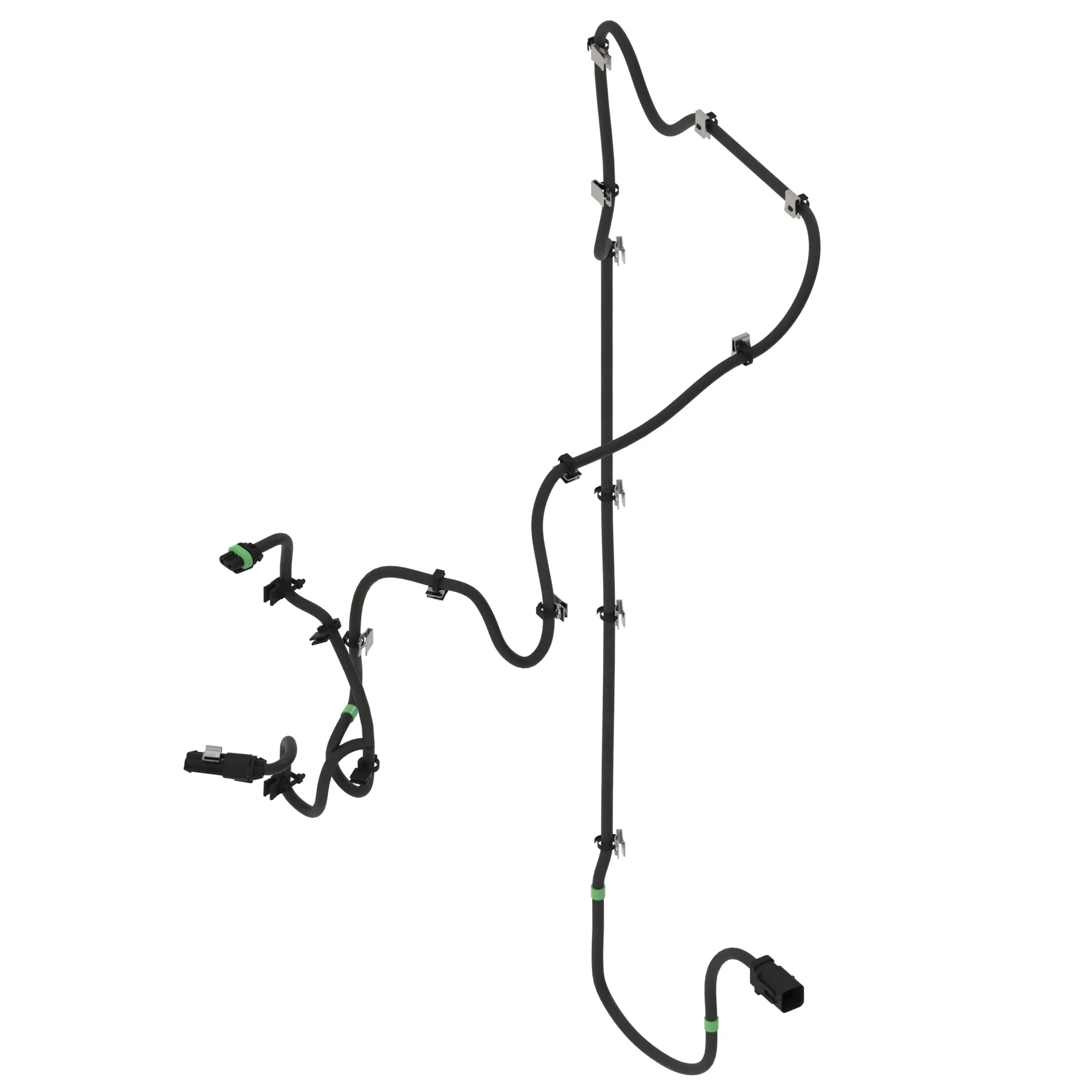 John Deere Right Mid Body Lights Wiring Harness - TA20429