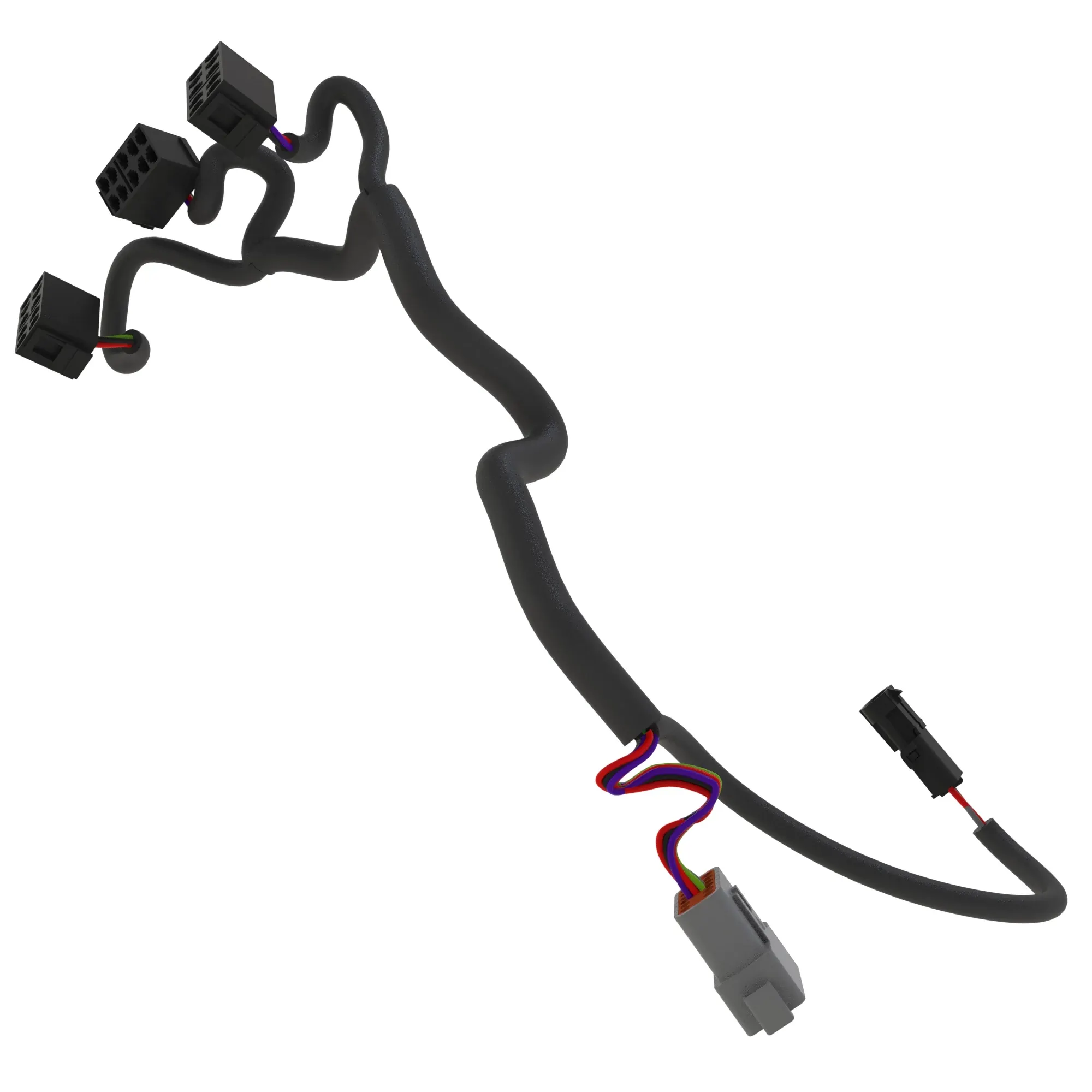 John Deere Front Tilt Console Wiring Harness - AT409737