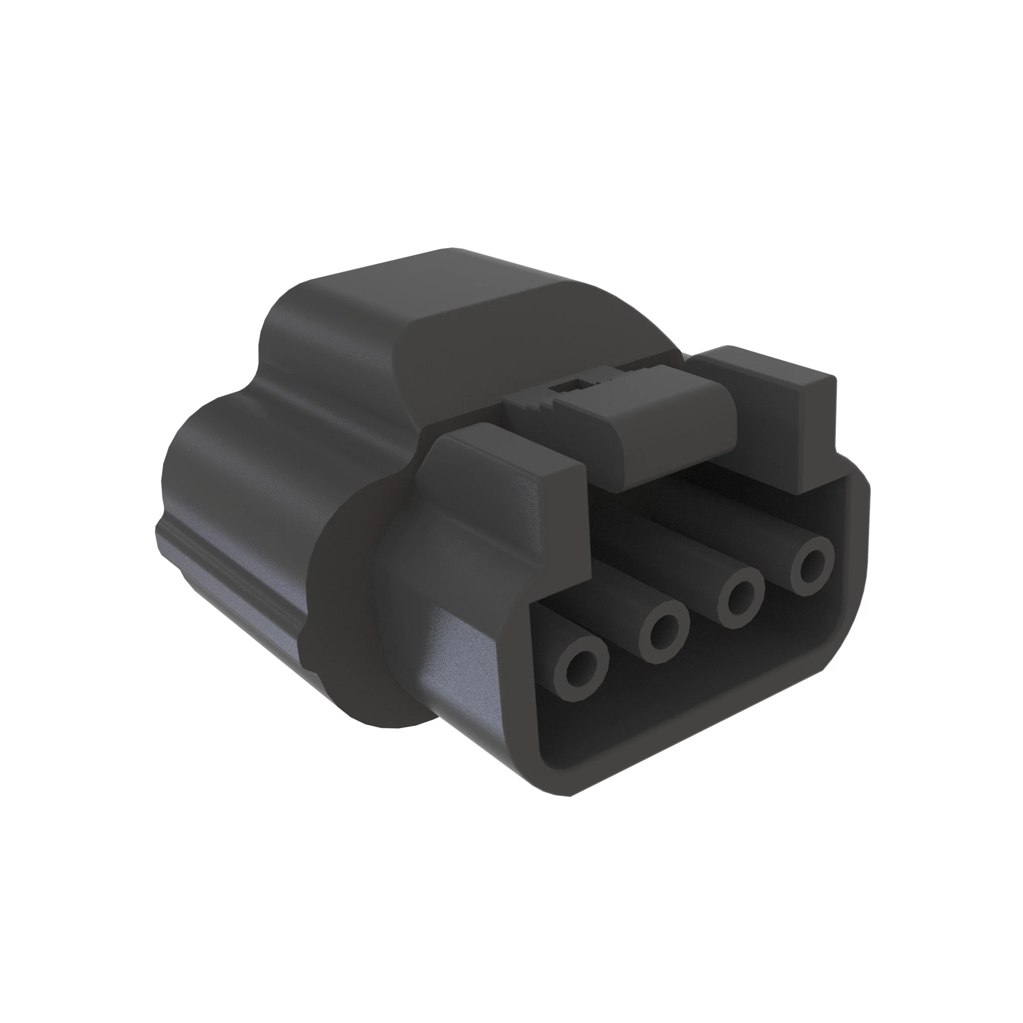 CONN SUMITOMO 4W FS GRY PLSTC