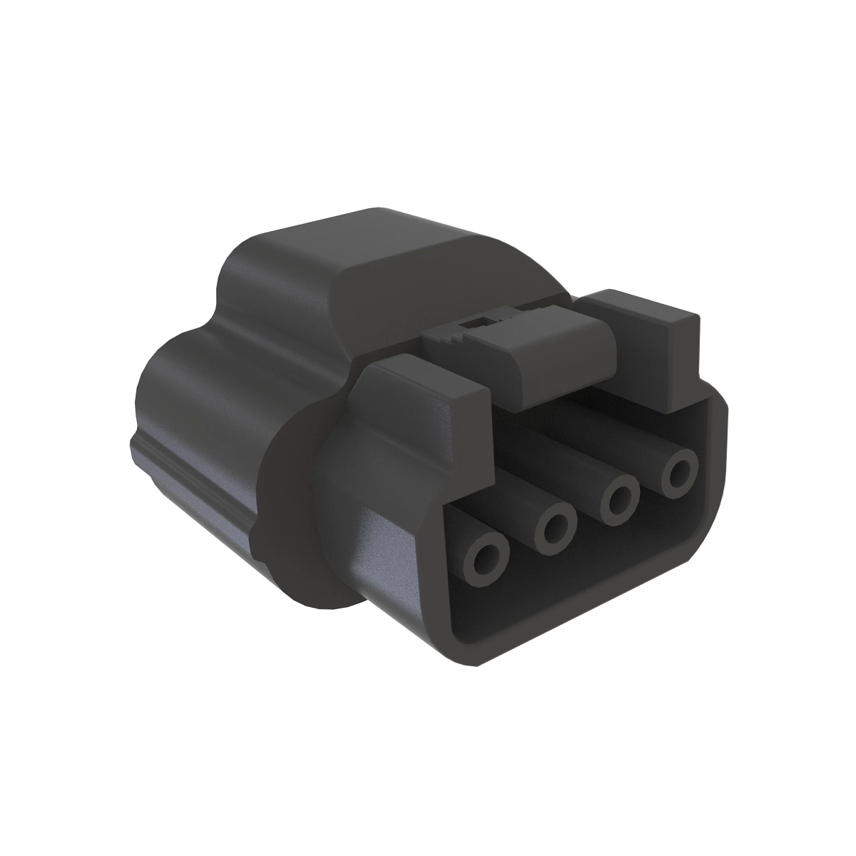 CONN SUMITOMO 4W FS GRY PLSTC