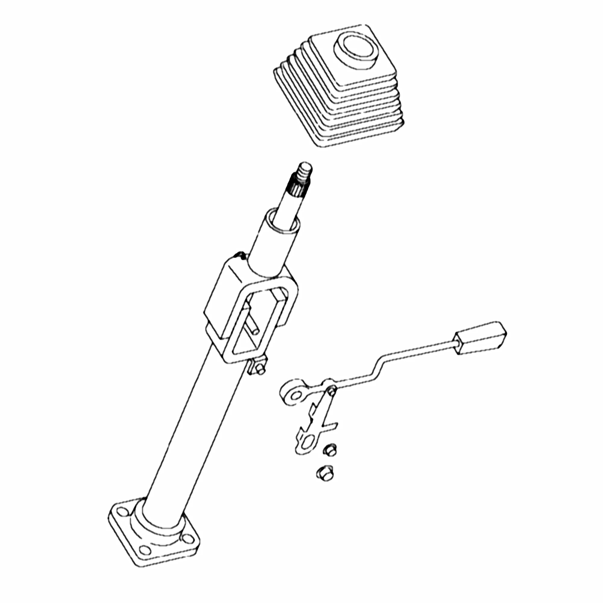 John Deere Tiltable Steering Column - SU62221